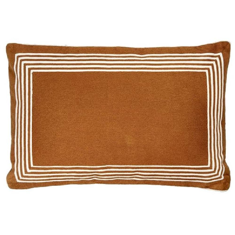 Wohndecke Подушки Cannes Rost Weiß, Lambert