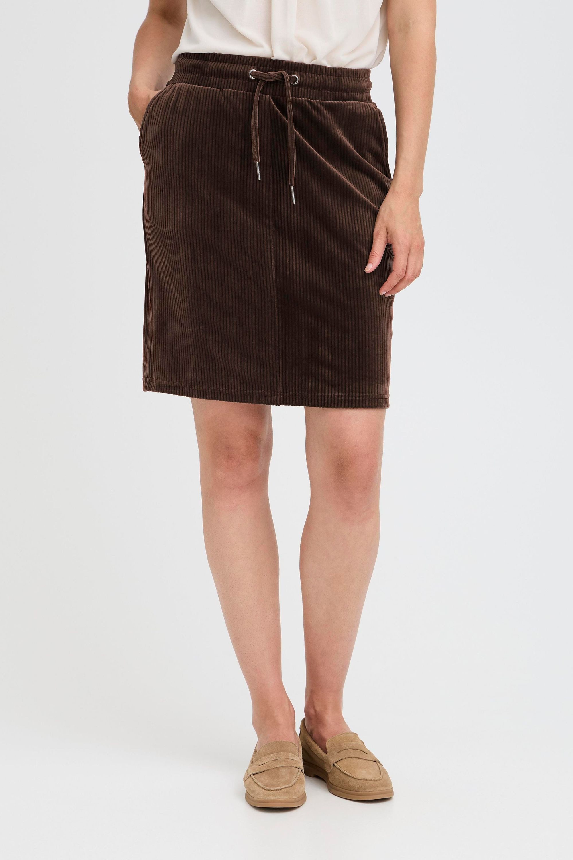 OXMO Midirock OXEBBA SKIRT Moderner Rock mit Bindeband günstig online kaufen