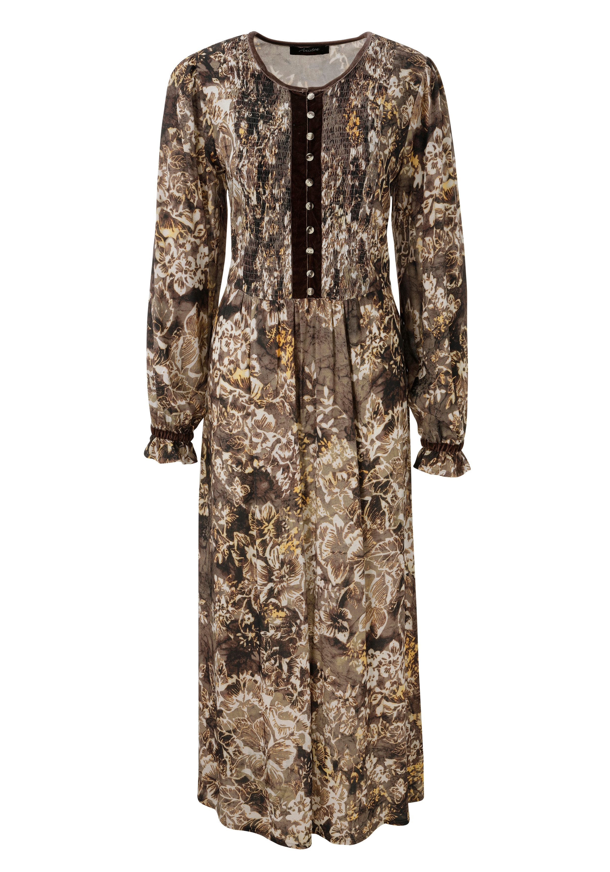 Aniston CASUAL Maxikleid mit farbharmonischen Blumendruck - NEUE KOLLEKTION – Bild 5 von 5