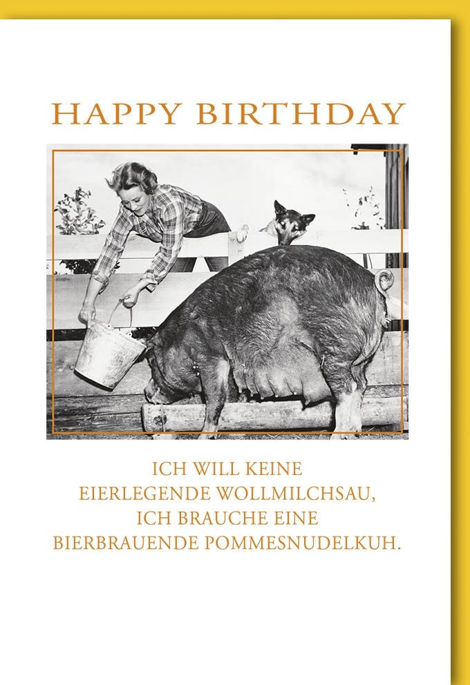 Grußkarten Geburtstag - Glückwunschkarte im Format 11,5 x 17 cm mit Umschlag
