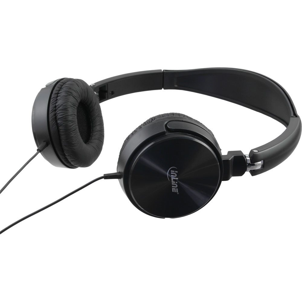 Inline InLine® 55351 InLine® Headset mit Kabelmikrofon, schwarz Audio- & Video-Kabel