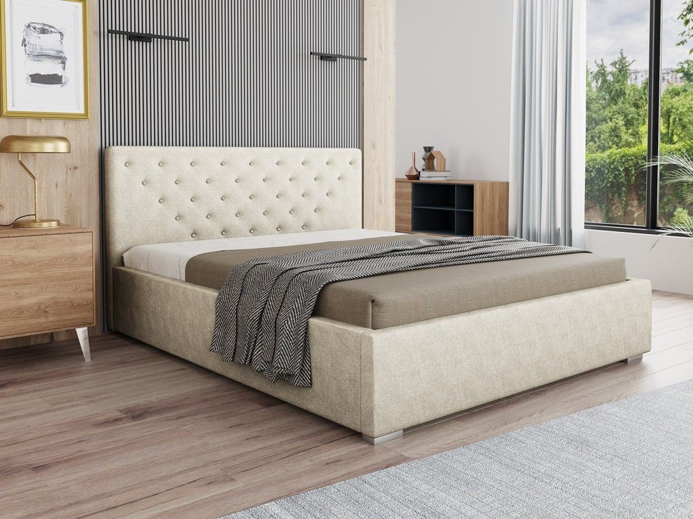 Deine Möbel 24 Polsterbett Bett Ehebett BERTA inkl. Bettkasten und Lattenrost (Komplettbett, 120x200 140x200 160x200 180x200 200x200 Funktionsbett), Doppelbett, Komplettbett, Matratze zur Auswahl, mit / ohne Matratze