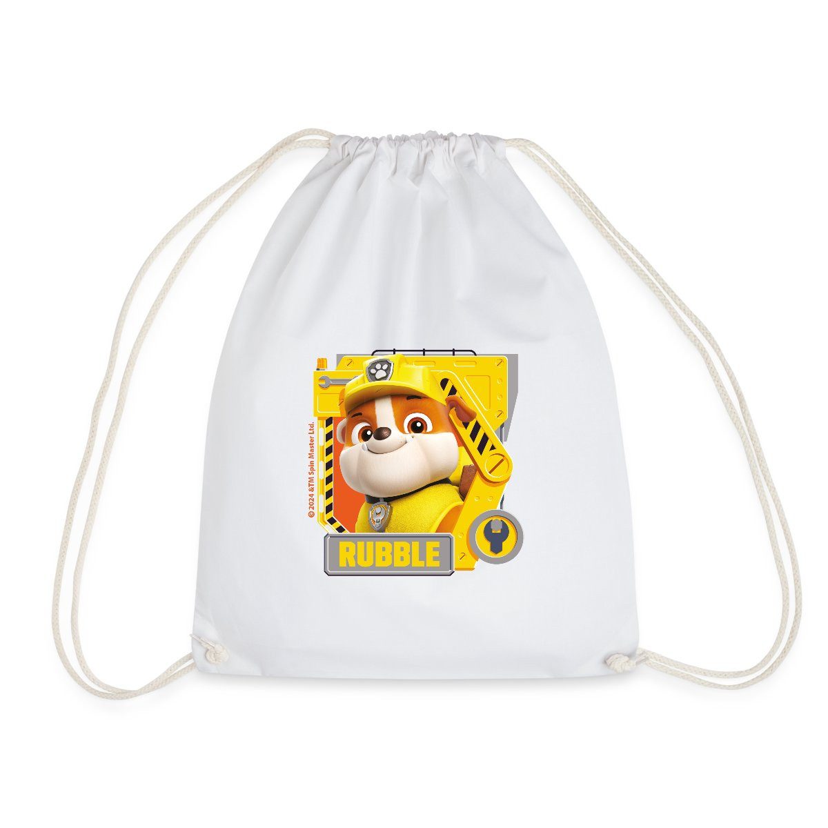 Spreadshirt Turnbeutel Paw Patrol Rubble Charakterdesign Turnbeutel (1-tlg)
