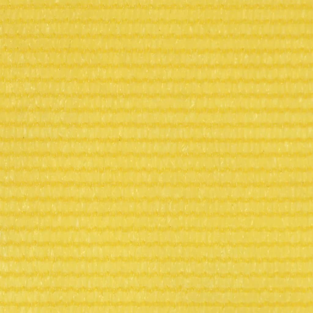 vidaXL Seitenmarkise 90 x 500 cm Balkon-Sichtschutz Gelb 90x500 cm HDPE