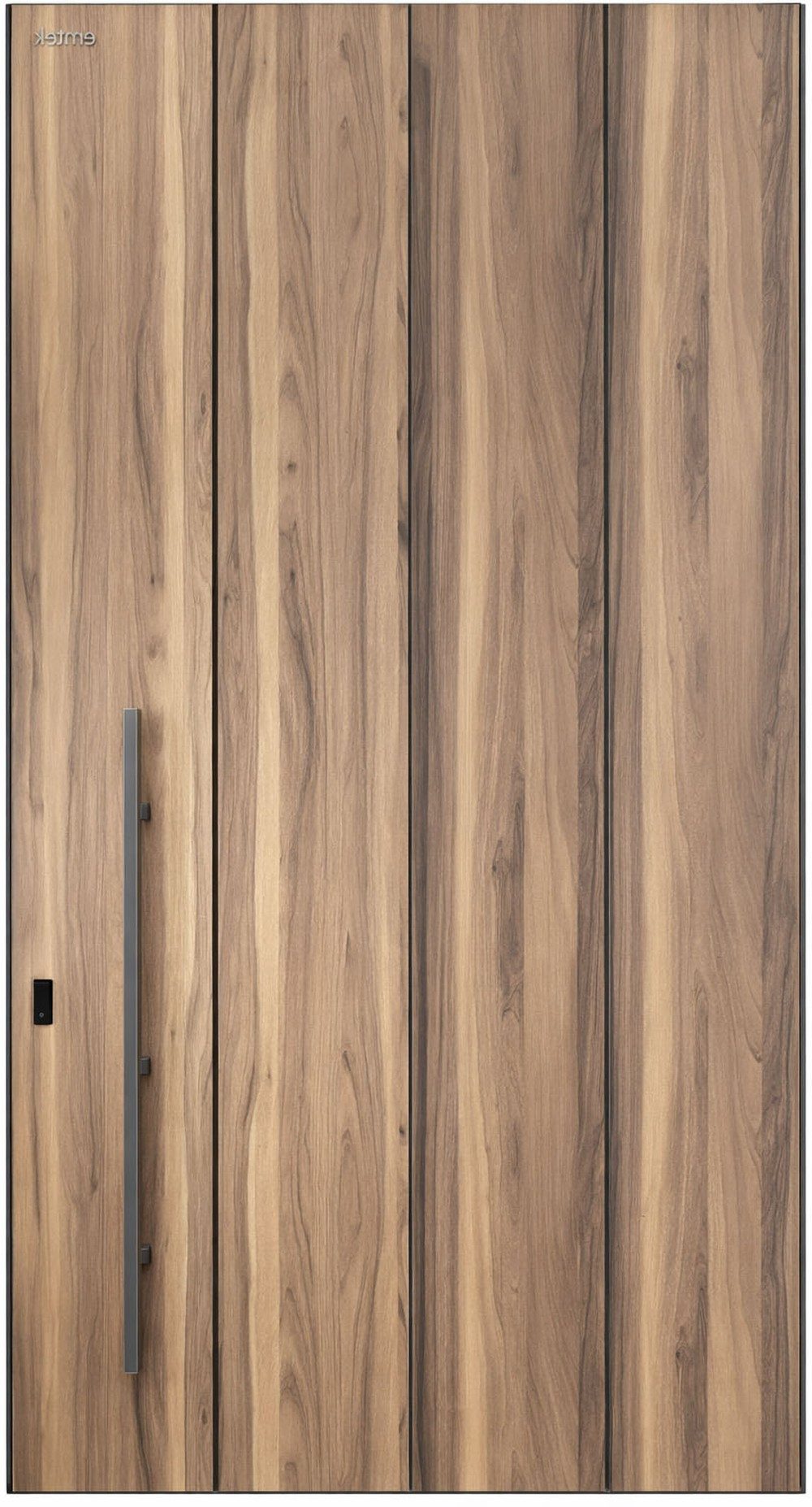 Xlmoebel Zimmertür Moderne braune Aluminium-Drehtür für Ferienhäuser, 110 x 240 cm, Made in Europa