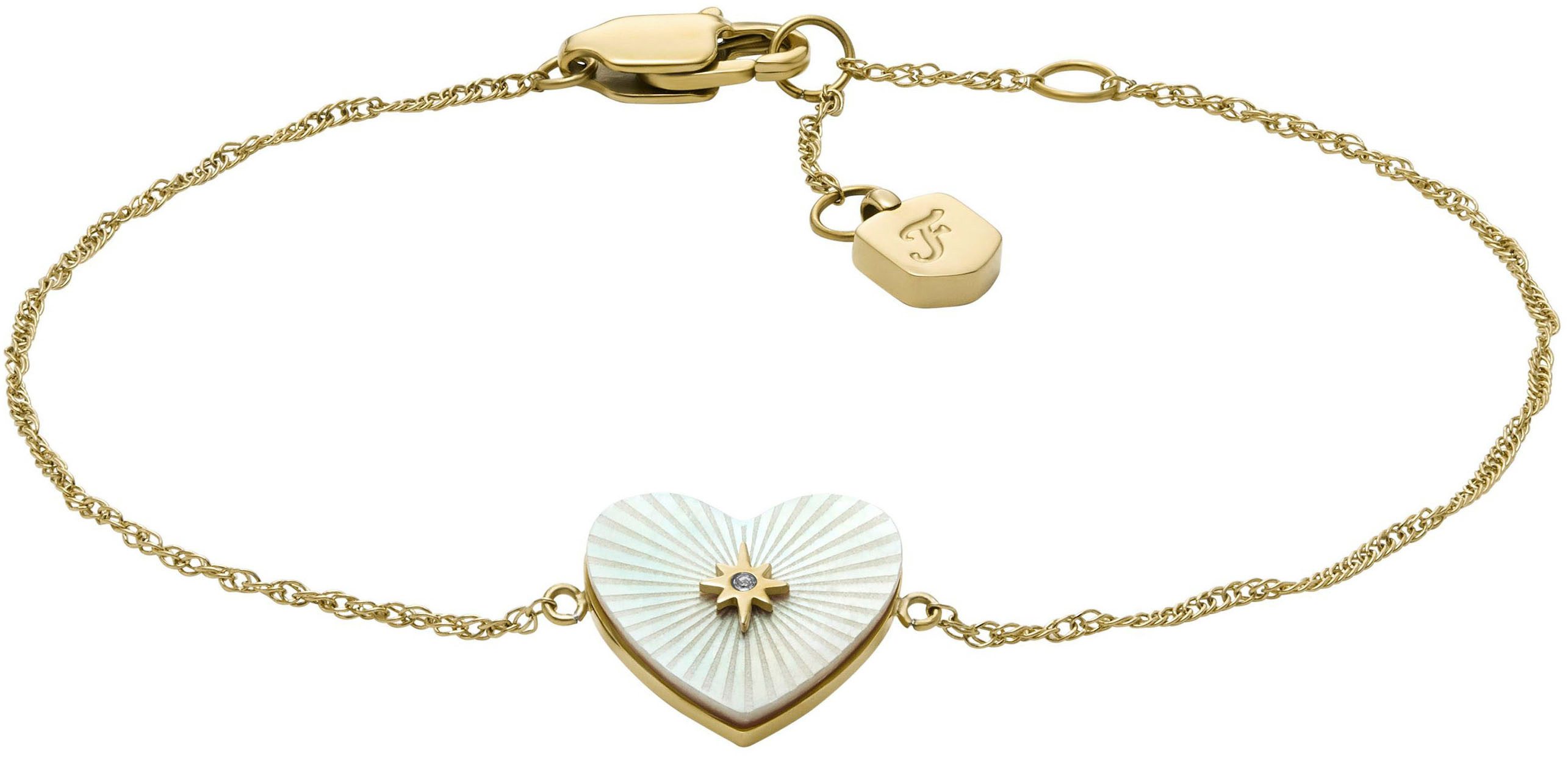 Armband Schmuck Geschenk Edelstahl RADIANT LOVE HEART, JF04733710