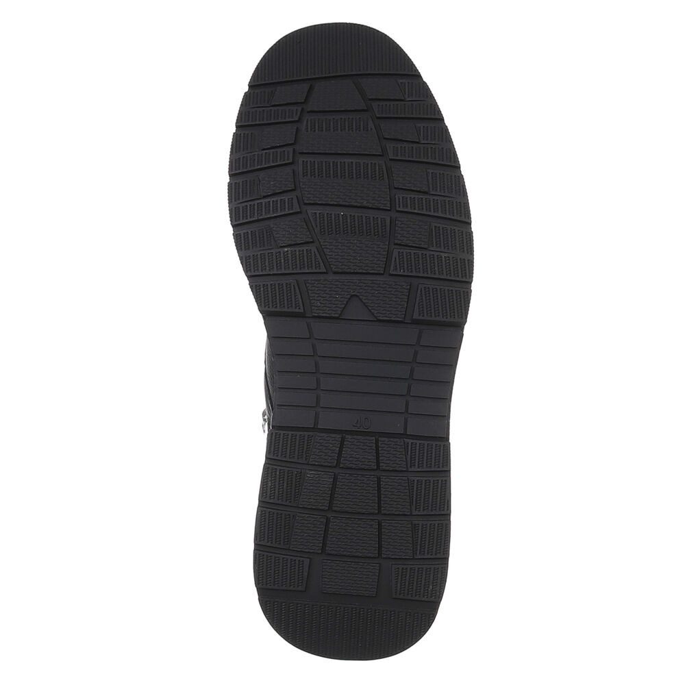 Coolwalk Herren Bikerschuhe Freizeit Stiefelette (88491826) Flach Boots in Schwarz