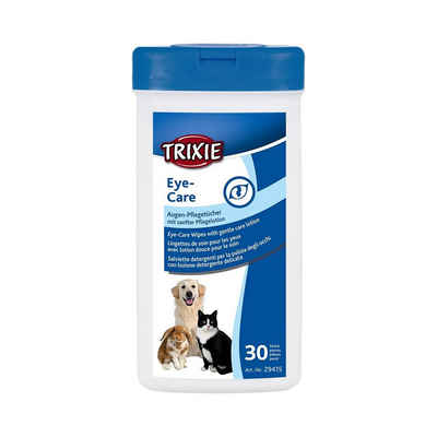 TRIXIE Fellbürste Augenpflege-Tücher für Hunde