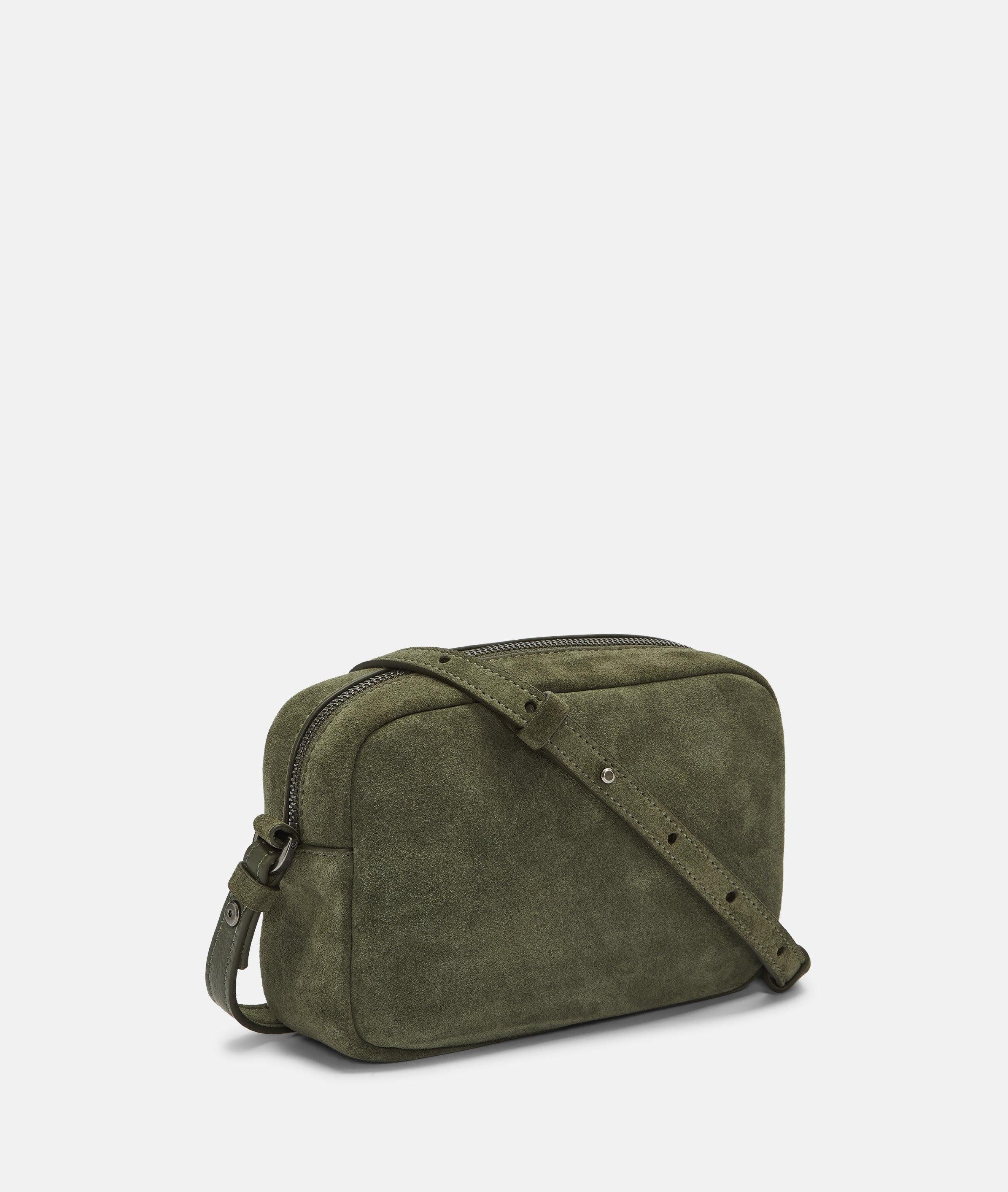Liebeskind Berlin Umhängetasche Ella Camera-Bag S, Handliche Umhängetasche aus Veloursleder