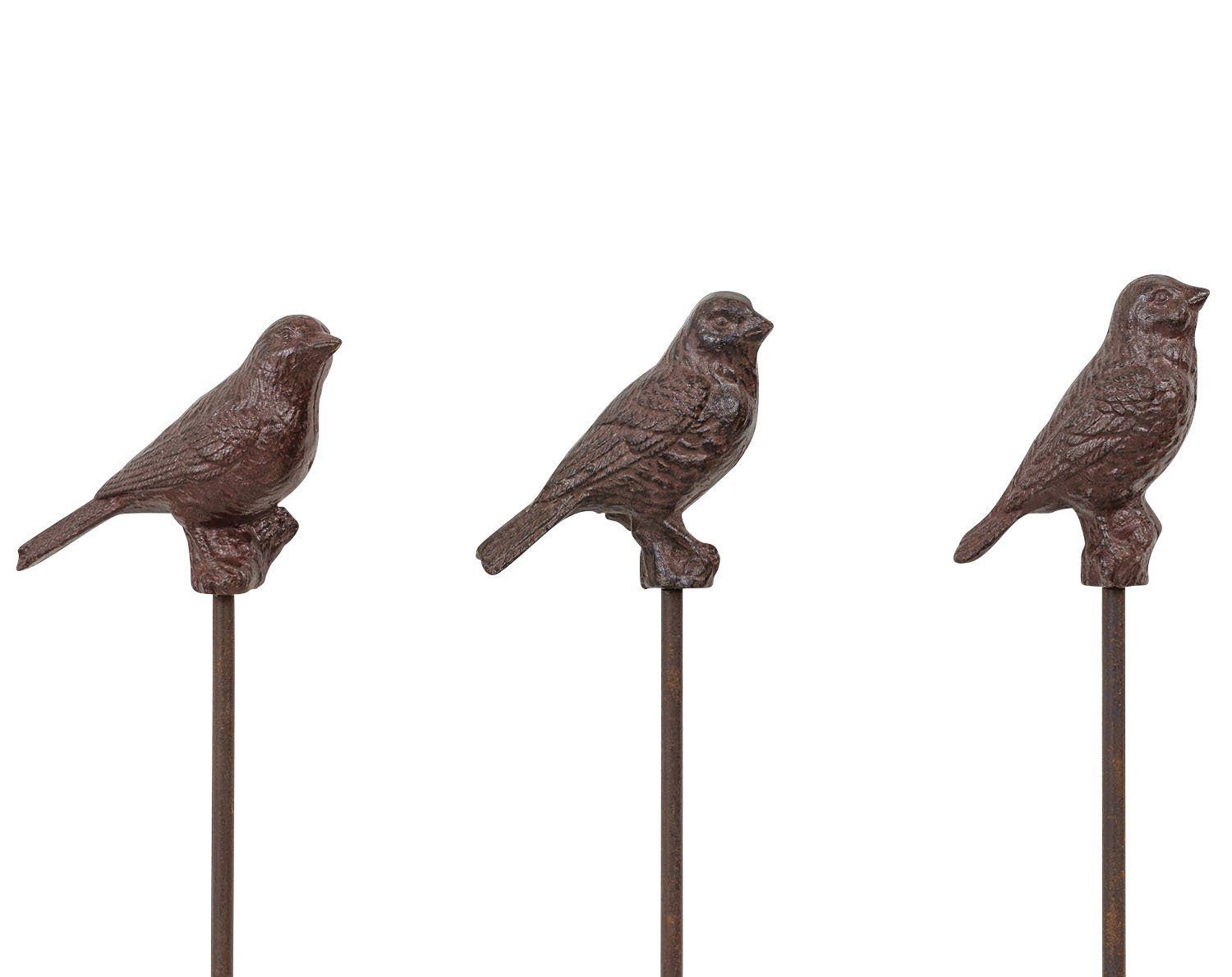 WADORN Adler-Gartenstecker Aus Metall – 30x26 Cm, Schwarze Silhouette, Für Zaun, Baum & Wand