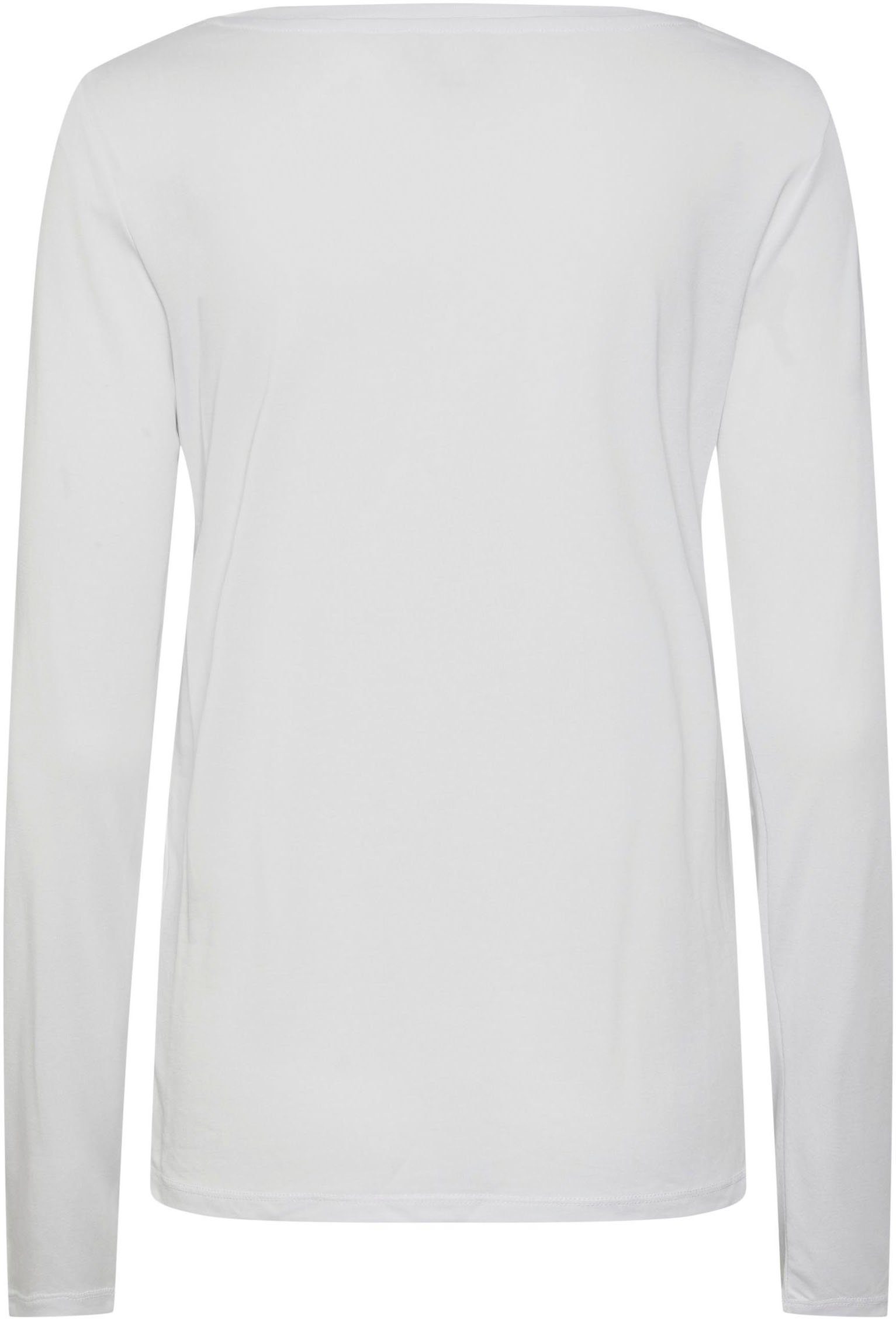 NOOS PCKAMALA White LS NEW TOP BC Langarmshirt pieces Bright