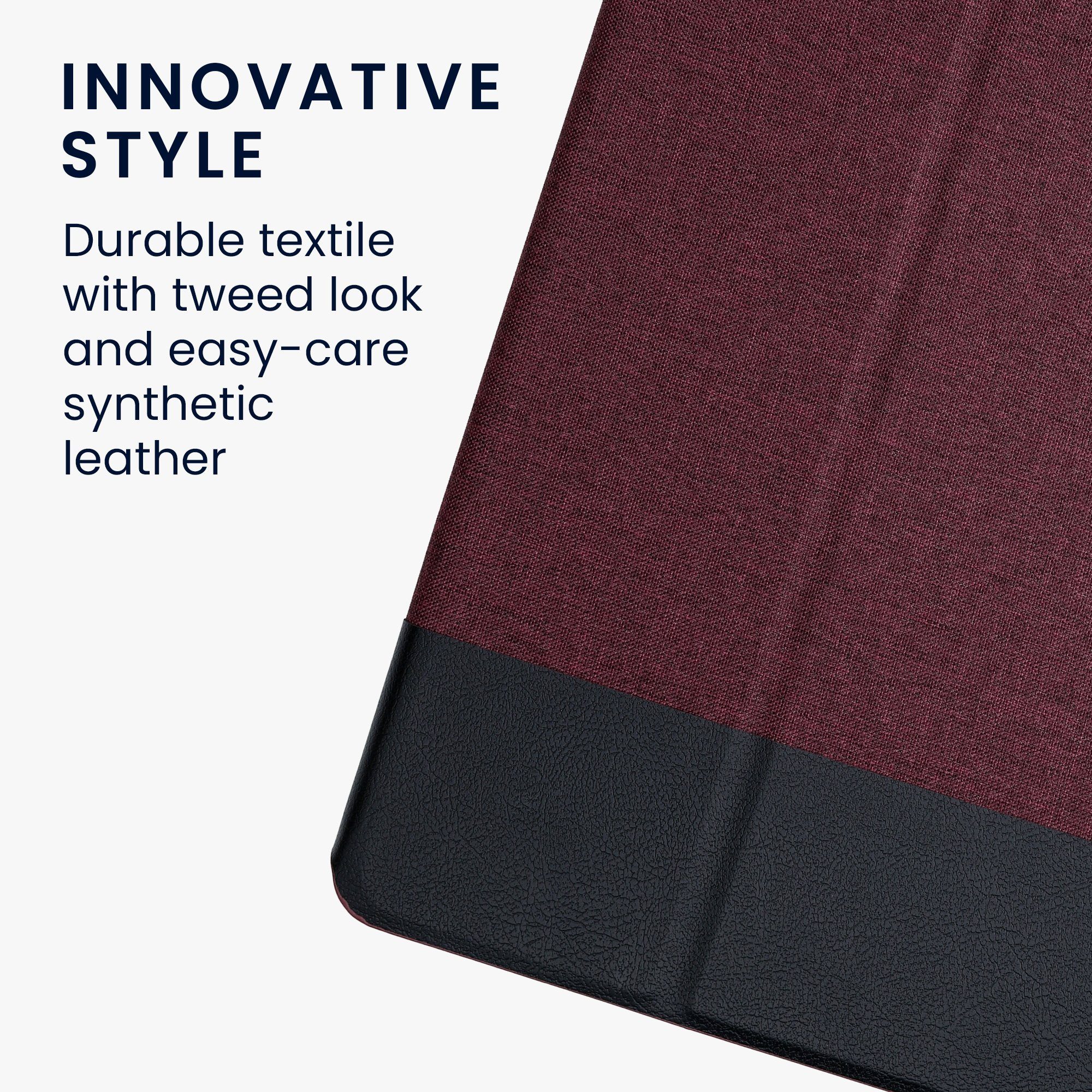 kwmobile Tablet-Hülle Hülle für Lenovo Tab P11, Slim Tablet Cover Case Schutzhülle mit Ständer