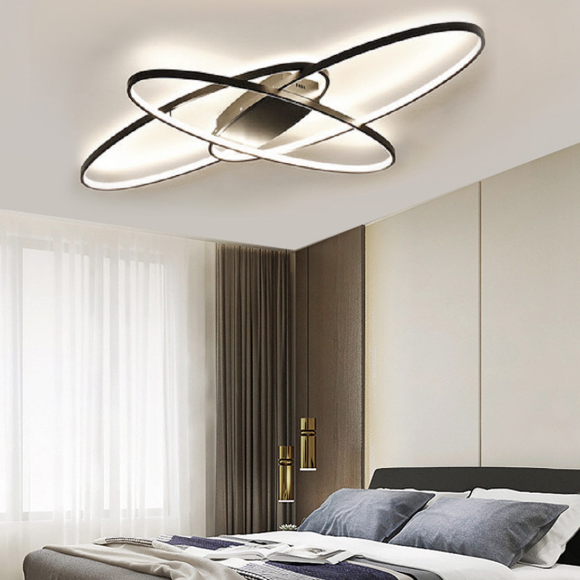 YINDN Deckenleuchte 85*62cm LED Deckenleuchten, Stufenlos günstig online kaufen