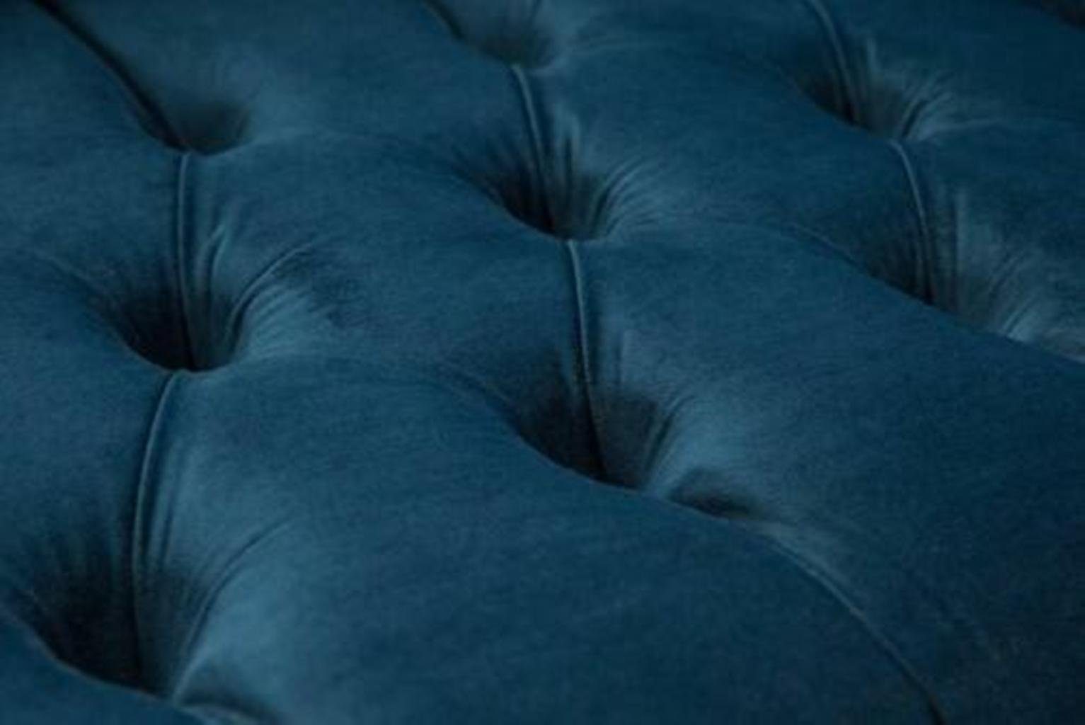 JVmoebel Chesterfield-Sofa, Chesterfield Couch Wohnzimmer Big Design Textil