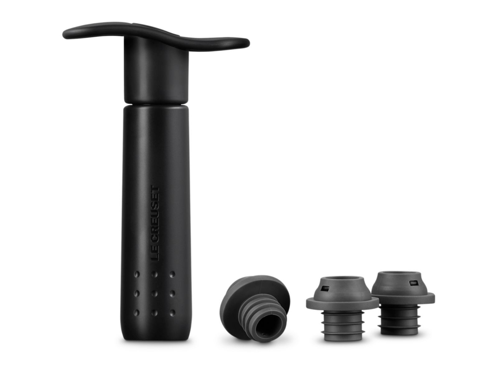 LE CREUSET Weinflaschenöffner Weinpumpe WA-137 schwarz matt