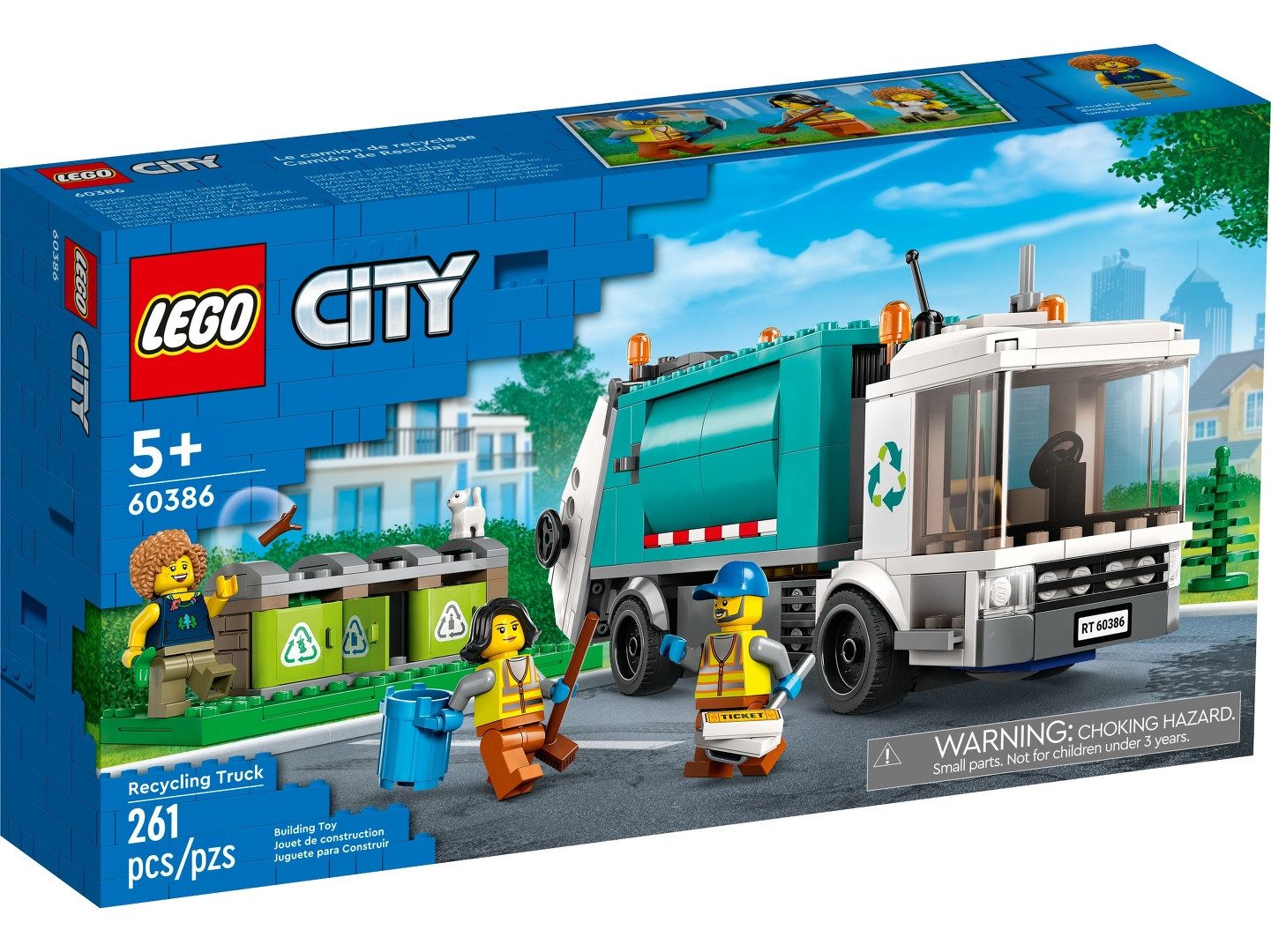 LEGO® LEGO® City 60386 Müllabfuhr Konstruktionsspielsteine, (261 St) günstig online kaufen