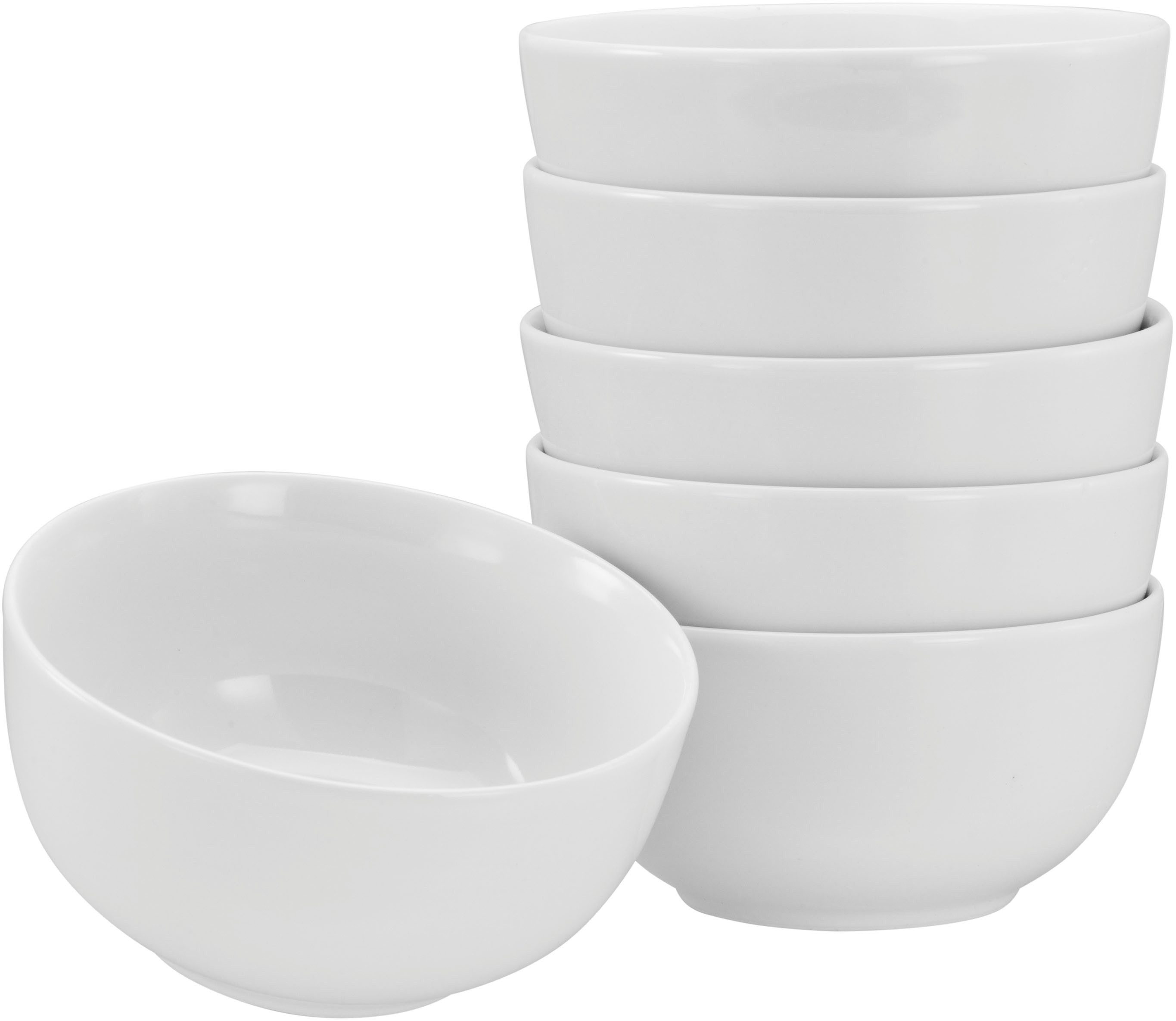 my home Müslischale Angi, Porzellan, (Set, 6-tlg), Geschirr-Set, harmonische, trendige Coupeform. € 27,58