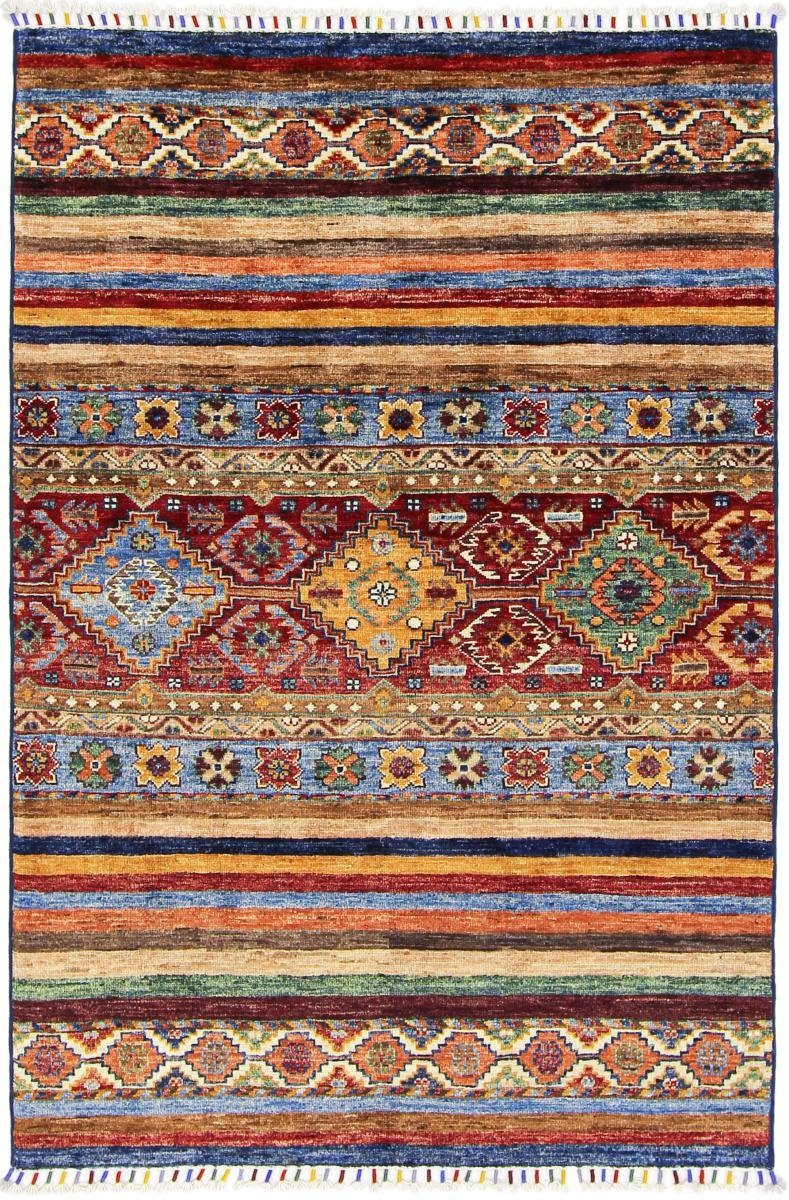 Orientteppich Arijana Shaal 101x152 Handgeknüpfter Orientteppich, Nain Trading, rechteckig, Höhe: 5 mm