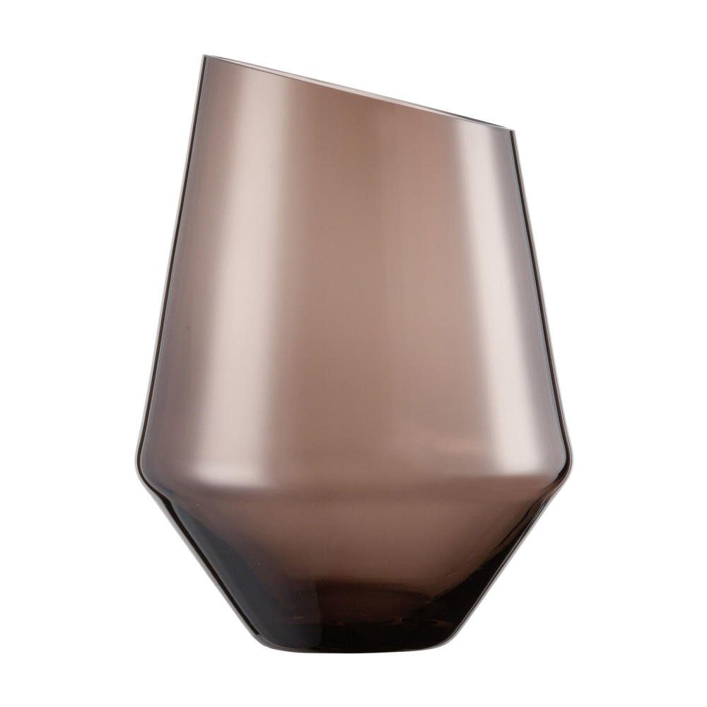 Zwiesel Glas Dekovase Diamonds Smoky 22 cm, handgefertigt