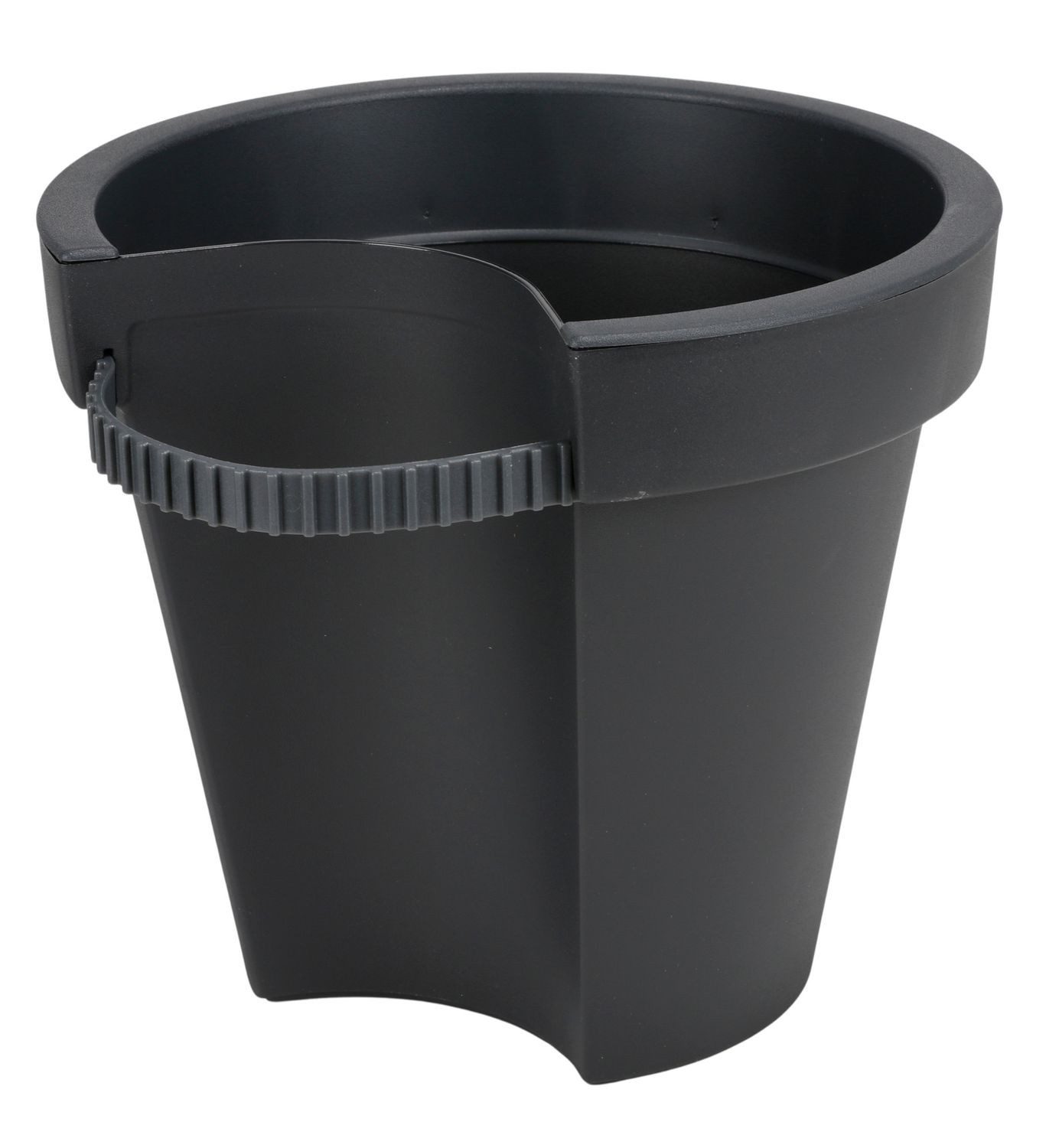 Jelenia Plast Pflanzkübel Regenrohr-Pflanztopf schwarz Fallrohr Blumentopf Pflanzengefäß Garten