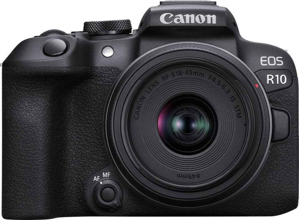 Canon EOS R10 Systemkamera (RF-S 18-45mm F4.5-6.3 IS STM, 24,2 MP,