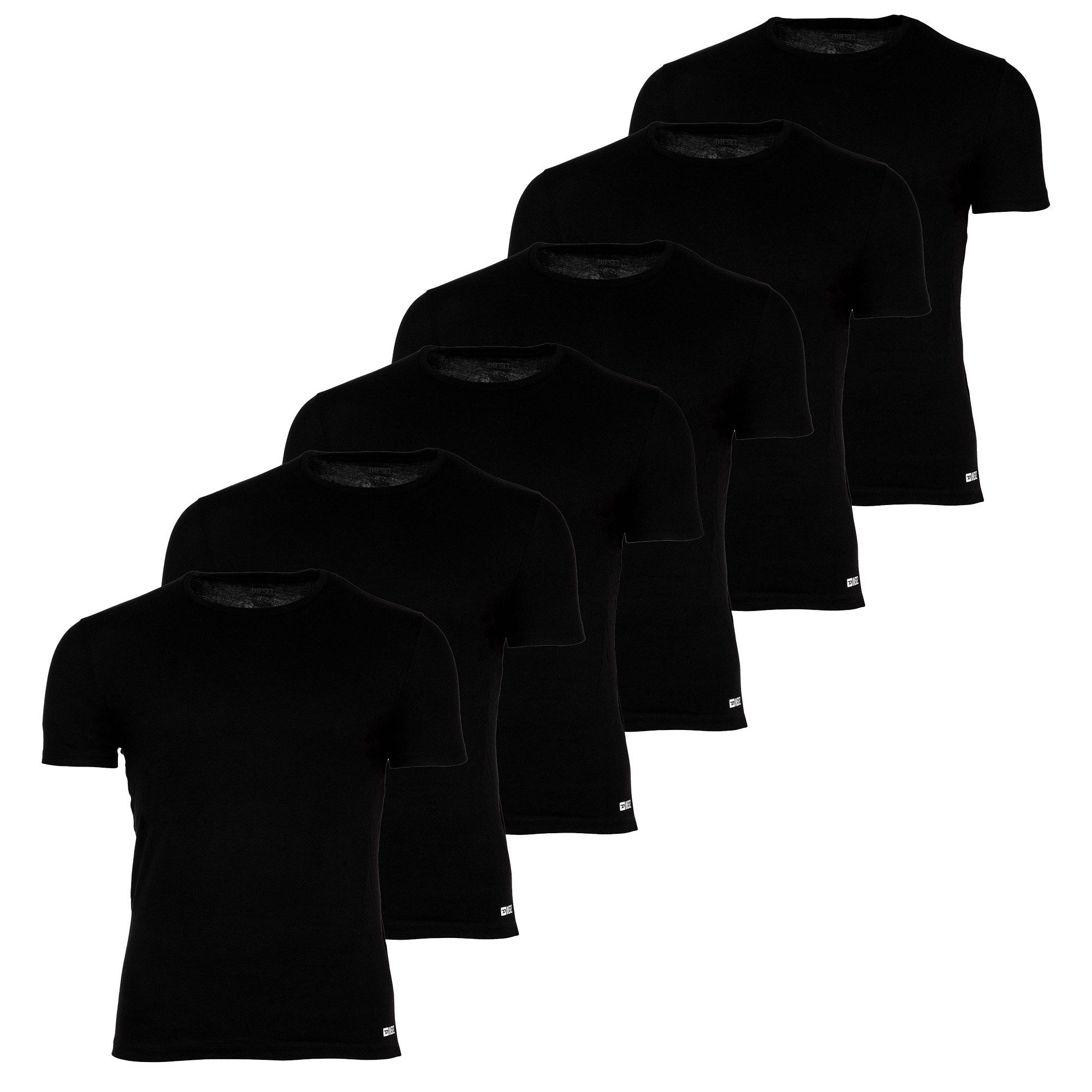 Diesel T-Shirt Herren T-Shirt 6er Pack Baumwolle (Packung, 6er Pack) günstig online kaufen