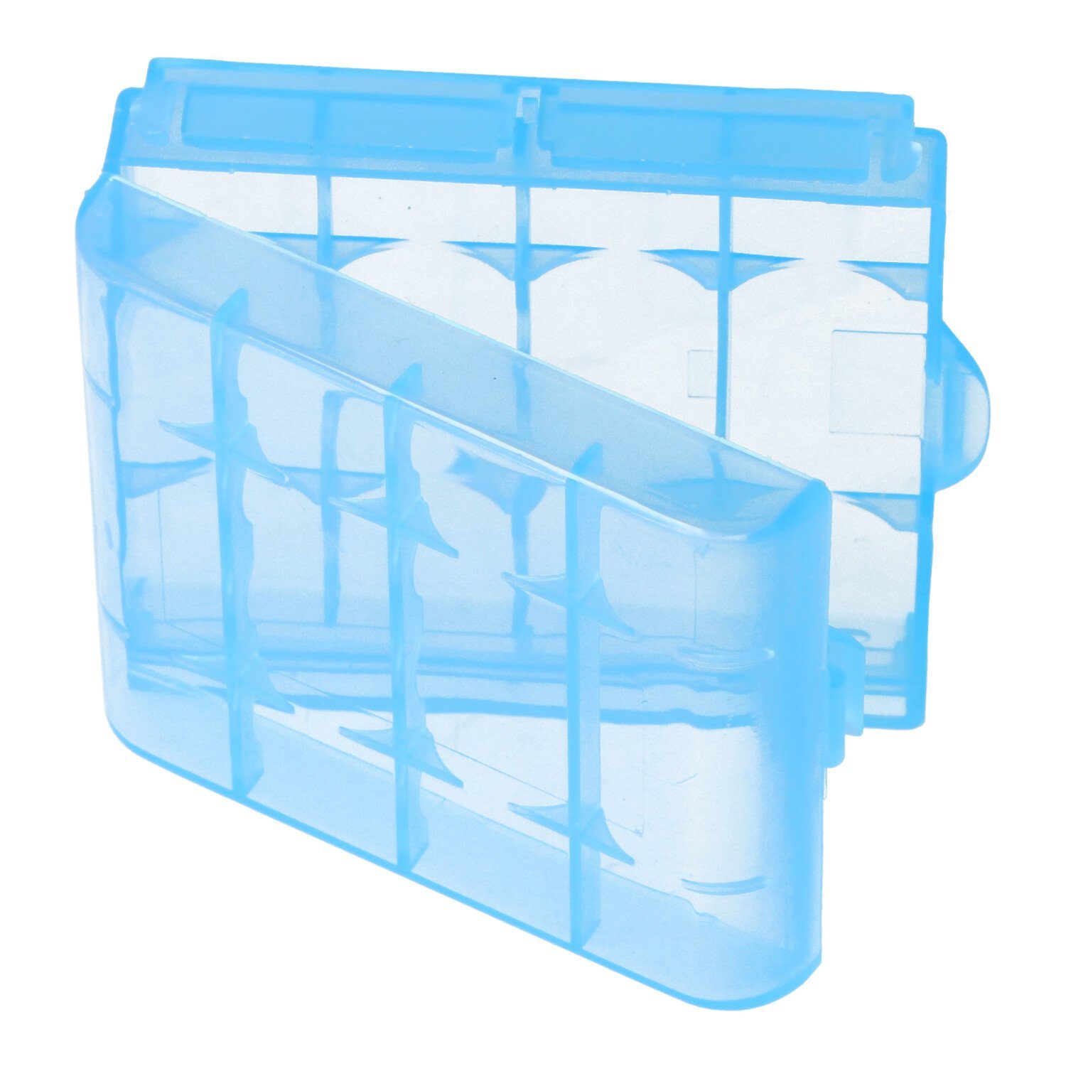 Universal AccuCell AccuSafe, Akkubox Aufbewahrungsbox Blau für AA/AA Batterie