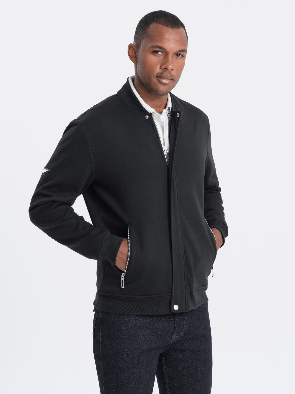 OMBRE Sweatjacke Bomberjacke für Männer günstig online kaufen