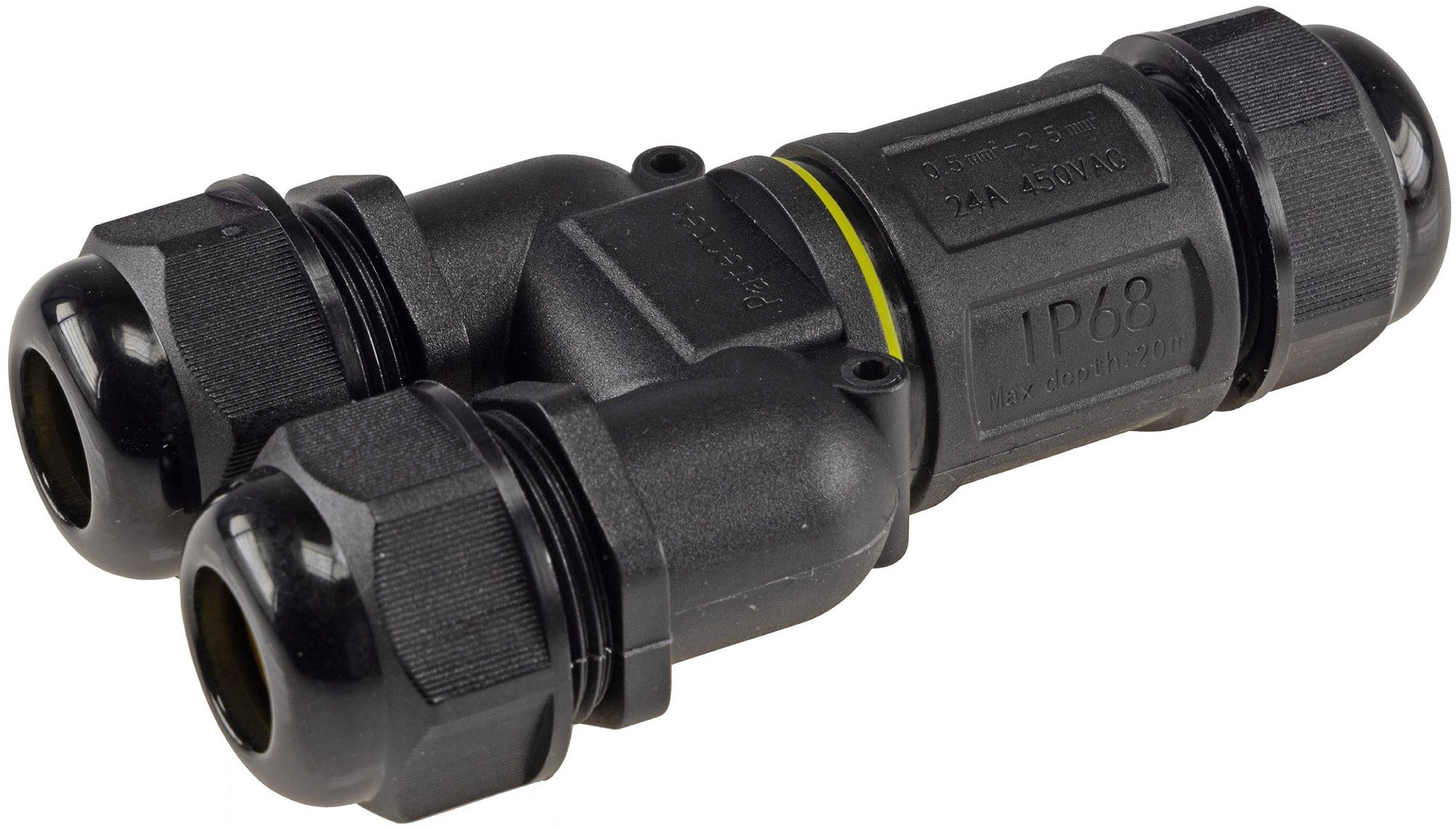 ChiliTec Kabelbox Y-Form, IP68, Schraubanschluss, Kabelverbinder, wasserdicht