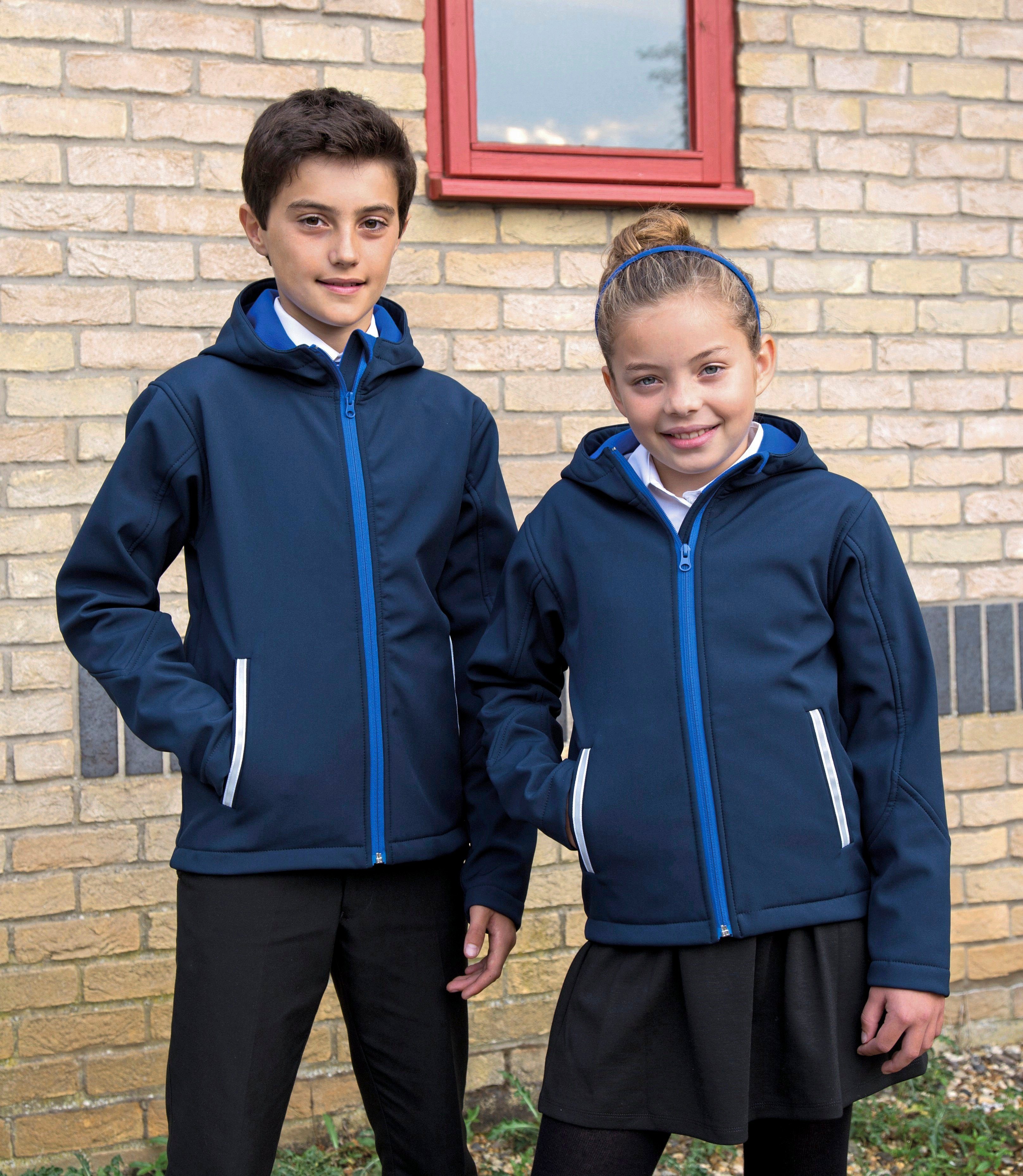 Result Softshelljacke Kinder Soft Shell Jacke für Mädchen u. Jungen - 3 bis 14 Jahre wasserdicht (8000mm)