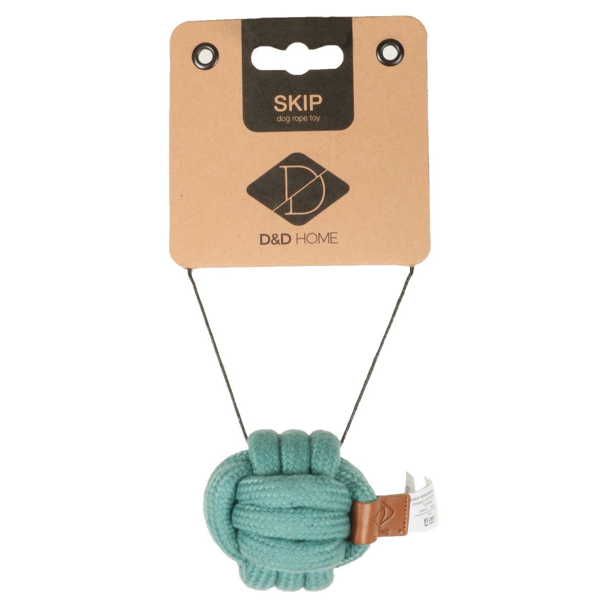 D&D Tierball Hundespielzeug Skip Ball blau