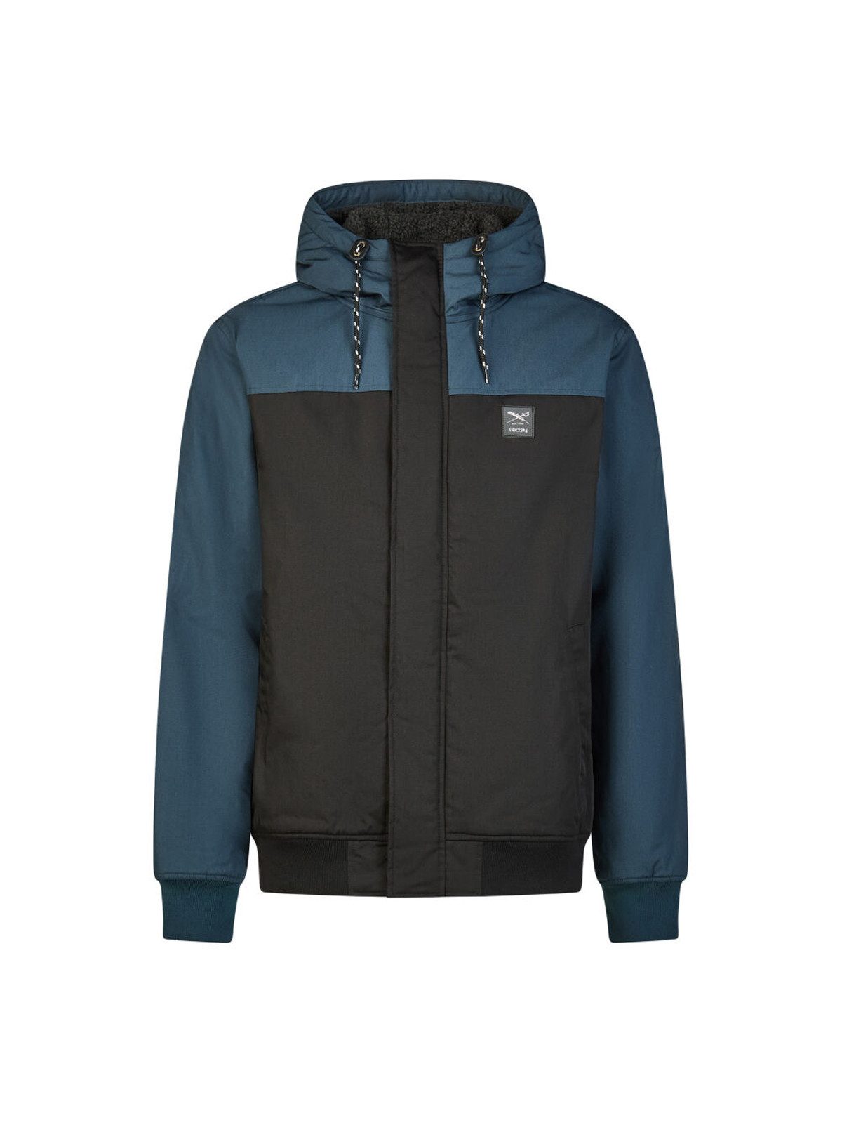 iriedaily Winterjacke Iriedaily Iriesegler Herren Winterjacke mit Kapuze und Teddyfutter (1-St)