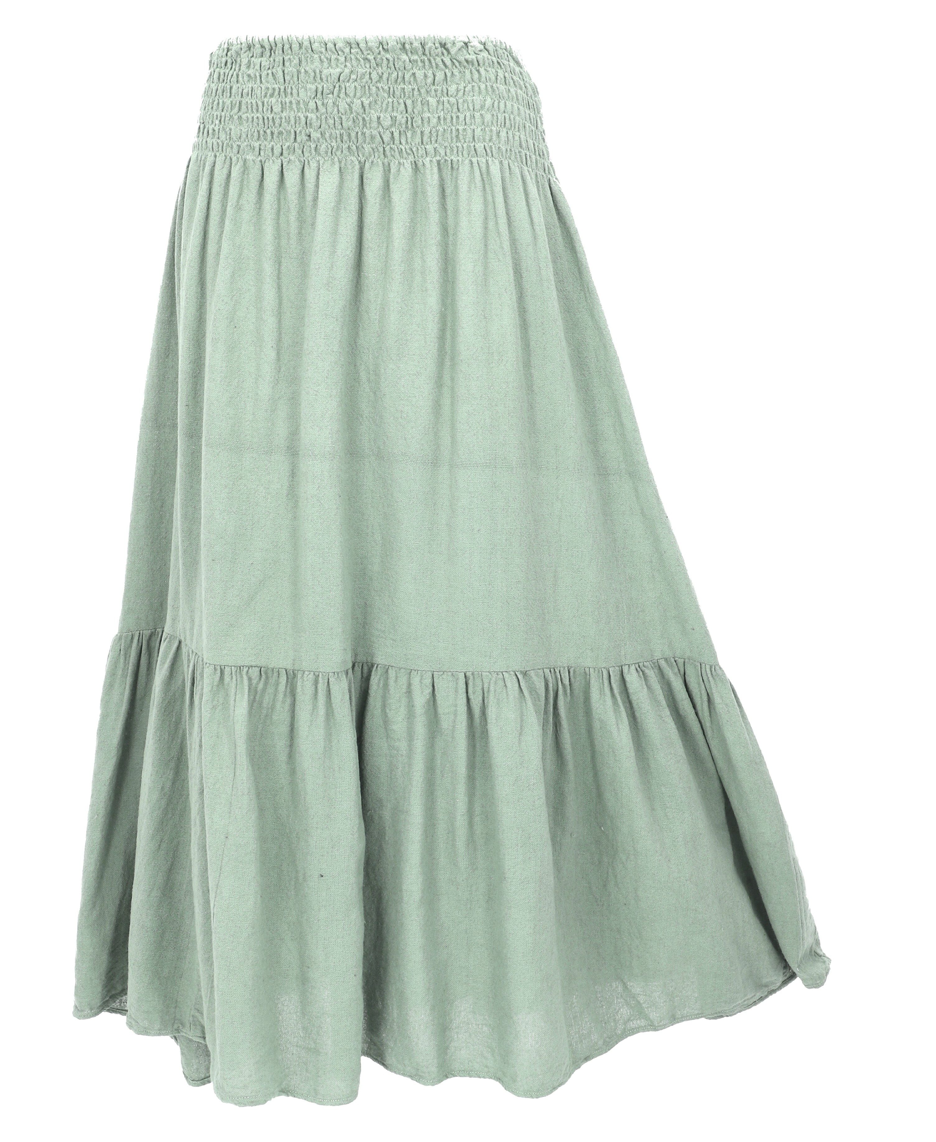 Guru-Shop Minirock Boho Stufenrock, Maxirock, weiter Sommerrock -.. alterna günstig online kaufen