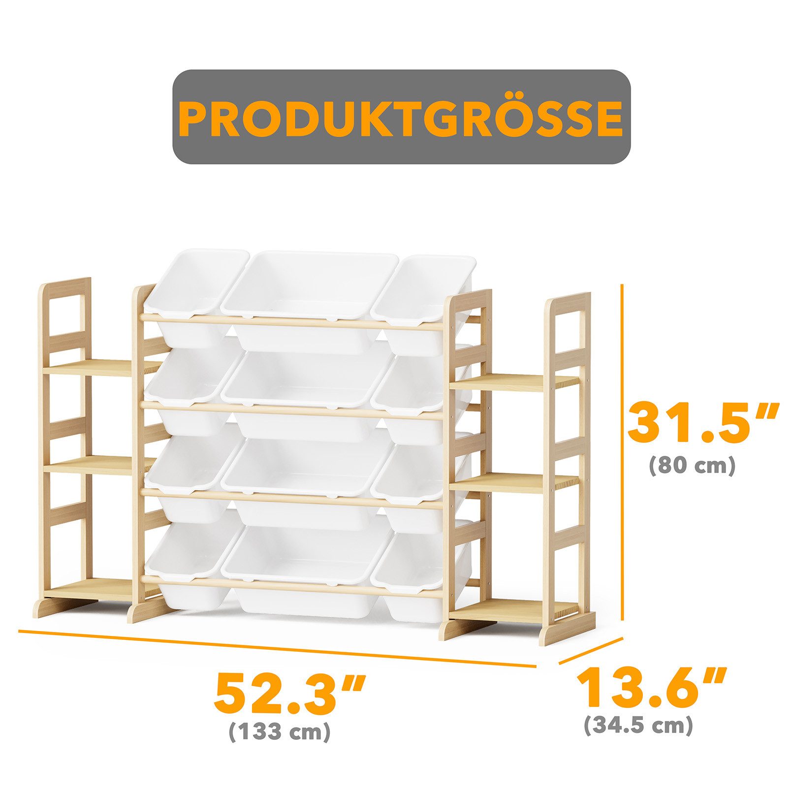 SpaceAid Kinderregal mit 6 Regalen und günstig online kaufen