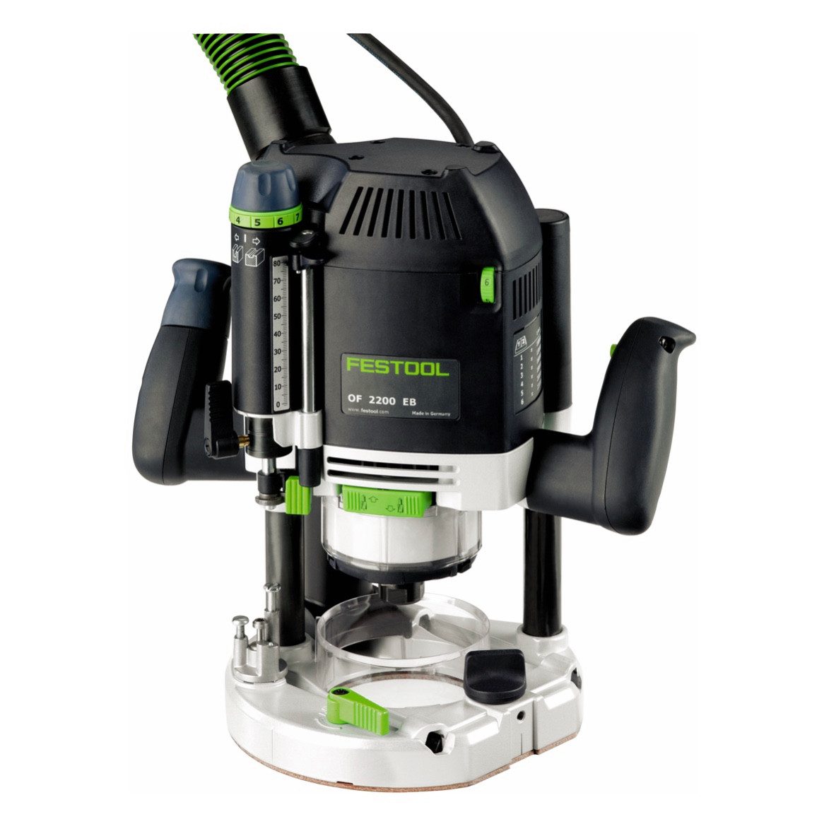 FESTOOL Oberfräse OF 2200 EB-Plus Oberfräse 2200 W 6 - 12,7 mm + Systainer (576215)