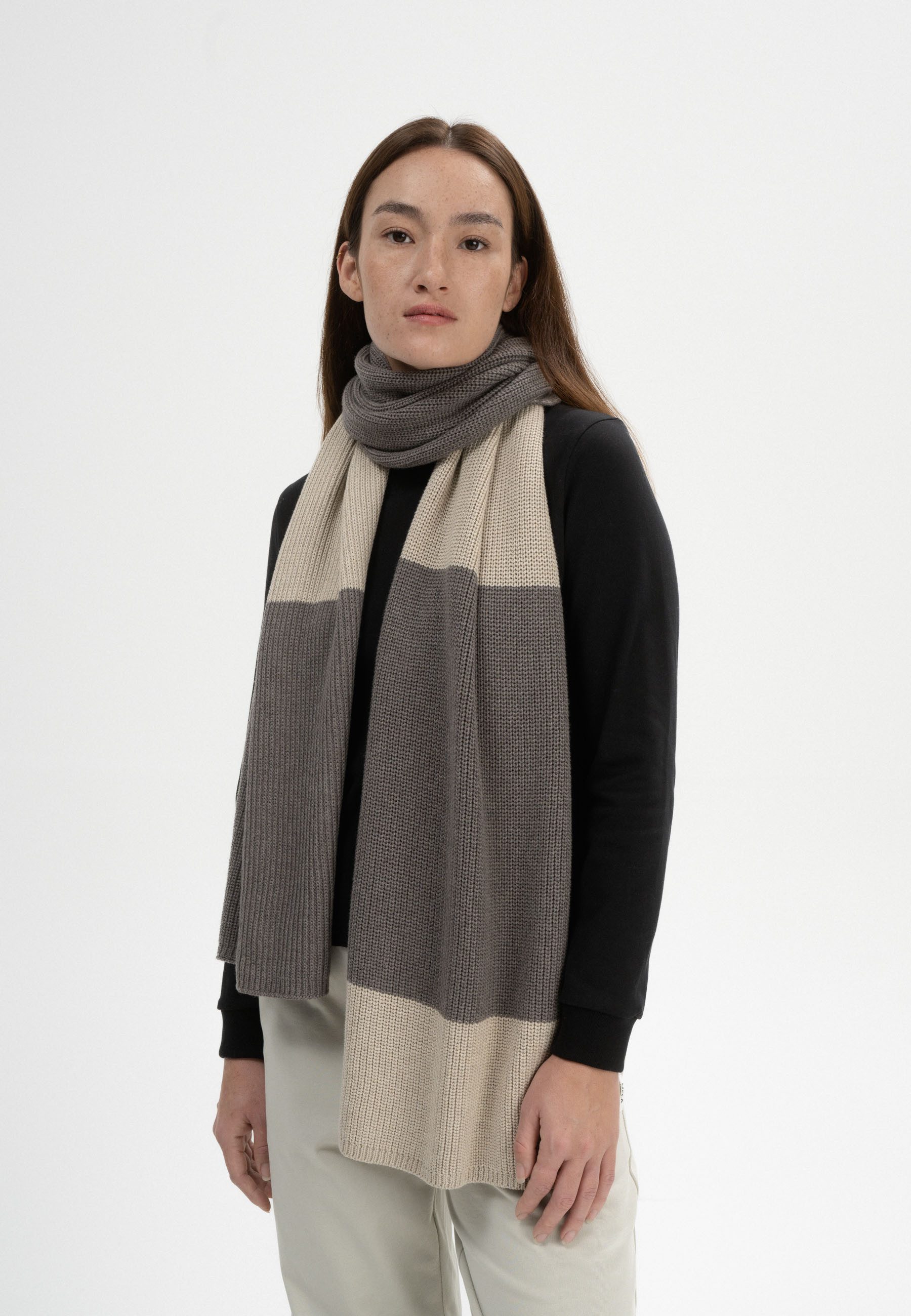 MELA Schal Rippstrick multicolor Schal Style KAZIM