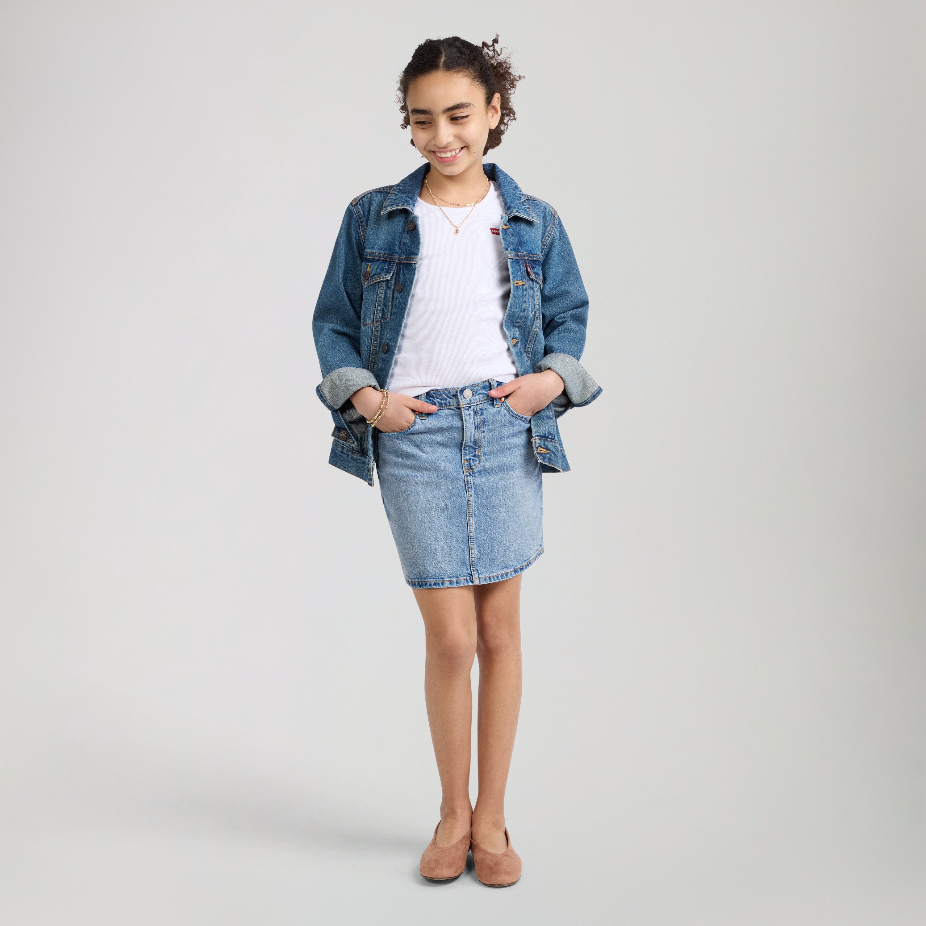 Levi's® Kids Jeansrock LVG ICON SKIRT mit einstellbarer Weite, for Girls