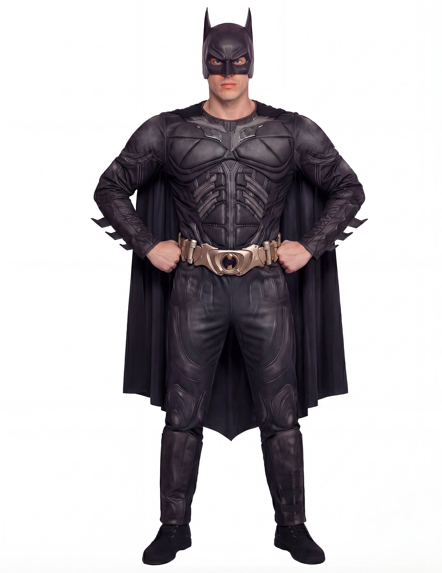 Riethmüller Kostüm Batman Kostüm für Herren Dark Knight Rises