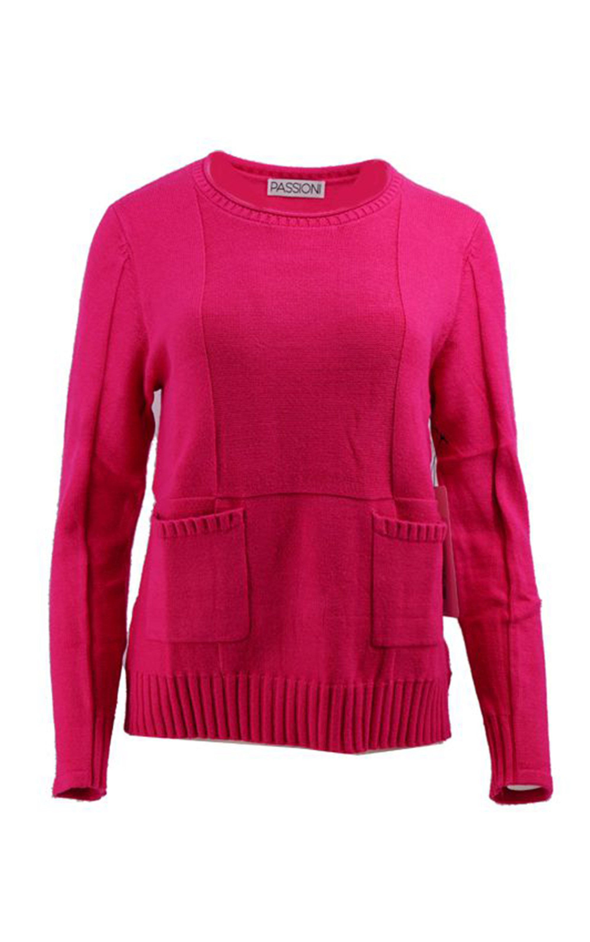 Passioni Strickpullover mit Vordertaschen günstig online kaufen