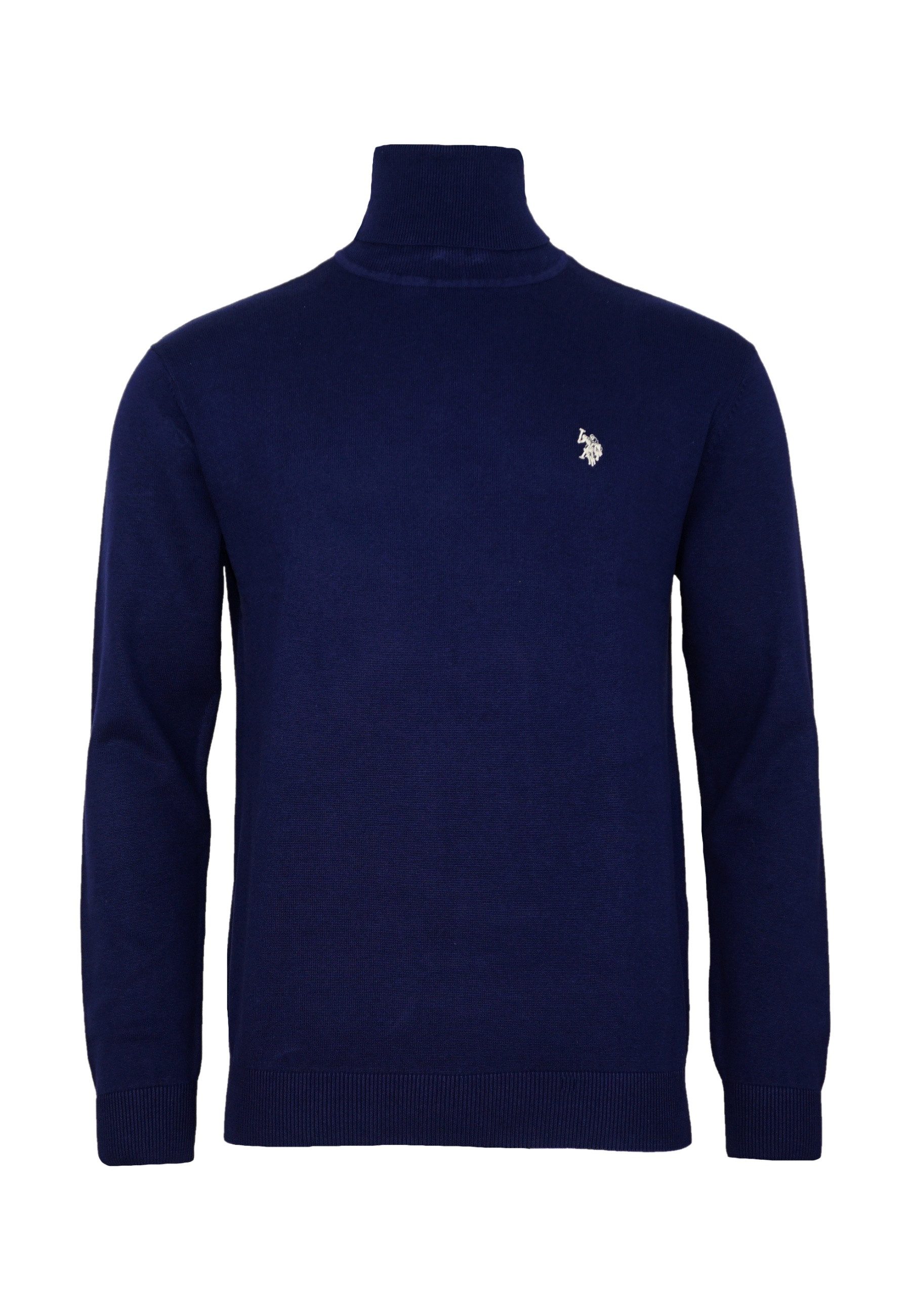 U.S. Polo Assn. Strickpullover Pullover Rollkragen Feinstrick (1-tlg) günstig online kaufen