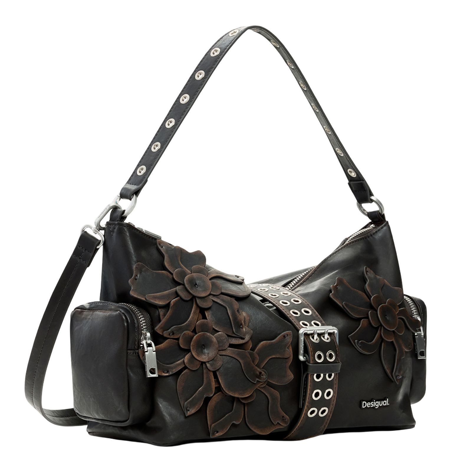 Desigual Schultertasche Curio Choco Hand Bag