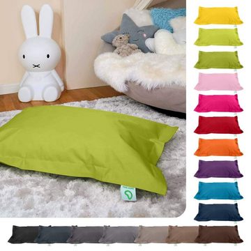 Green Bean Sitzsack BeBi (Kinder-Sitzsack 70x100cm & 70 Liter EPS-Perlen Füllung, - Indoor & Outdoor - Bean Bag Sitzkissen Bodenkissen), Sessel Riesensitzsack Liegekissen für Jungen & Mädchen