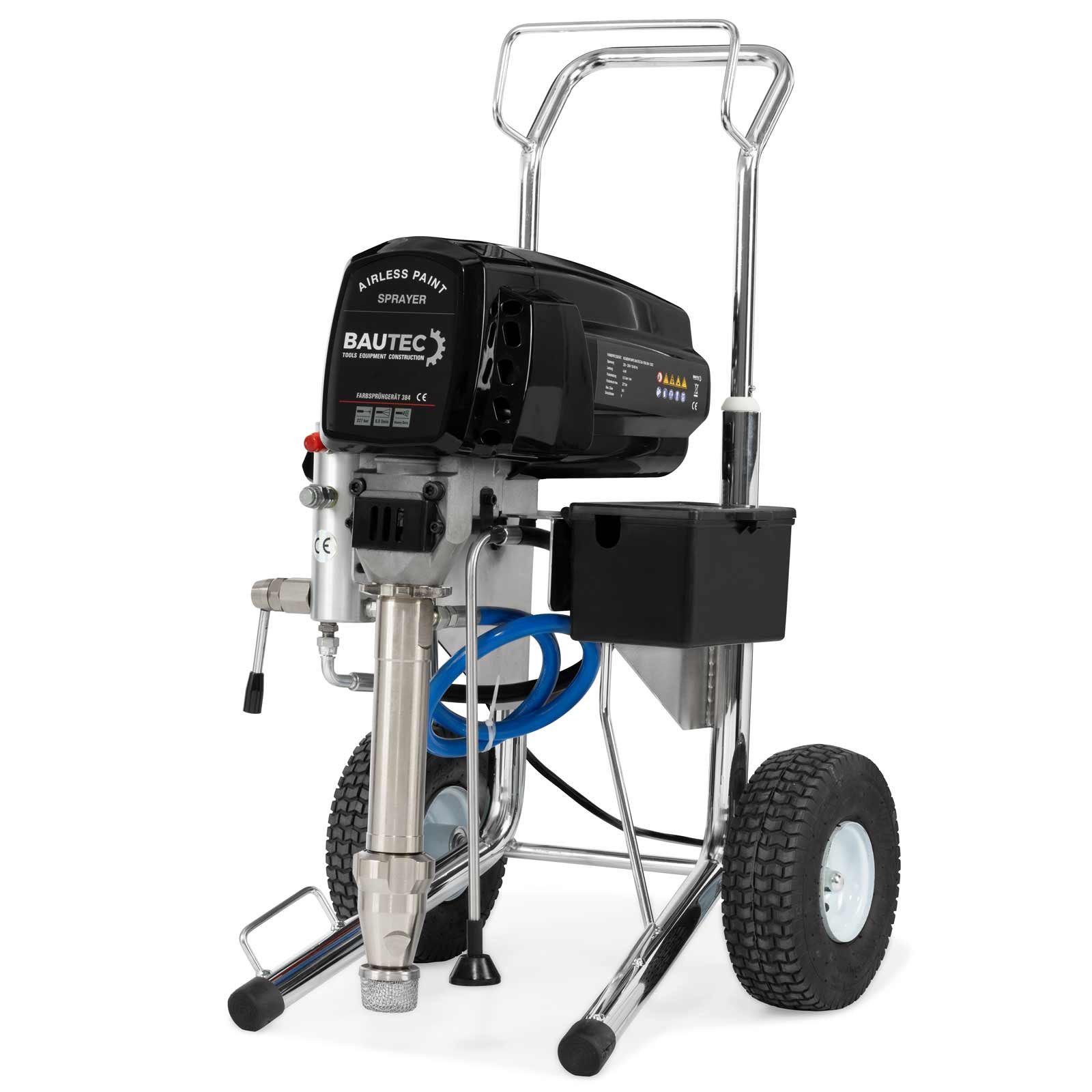 BAUTEC Farbsprühgerät Airless 384 mit Kolbenpumpe günstig online kaufen