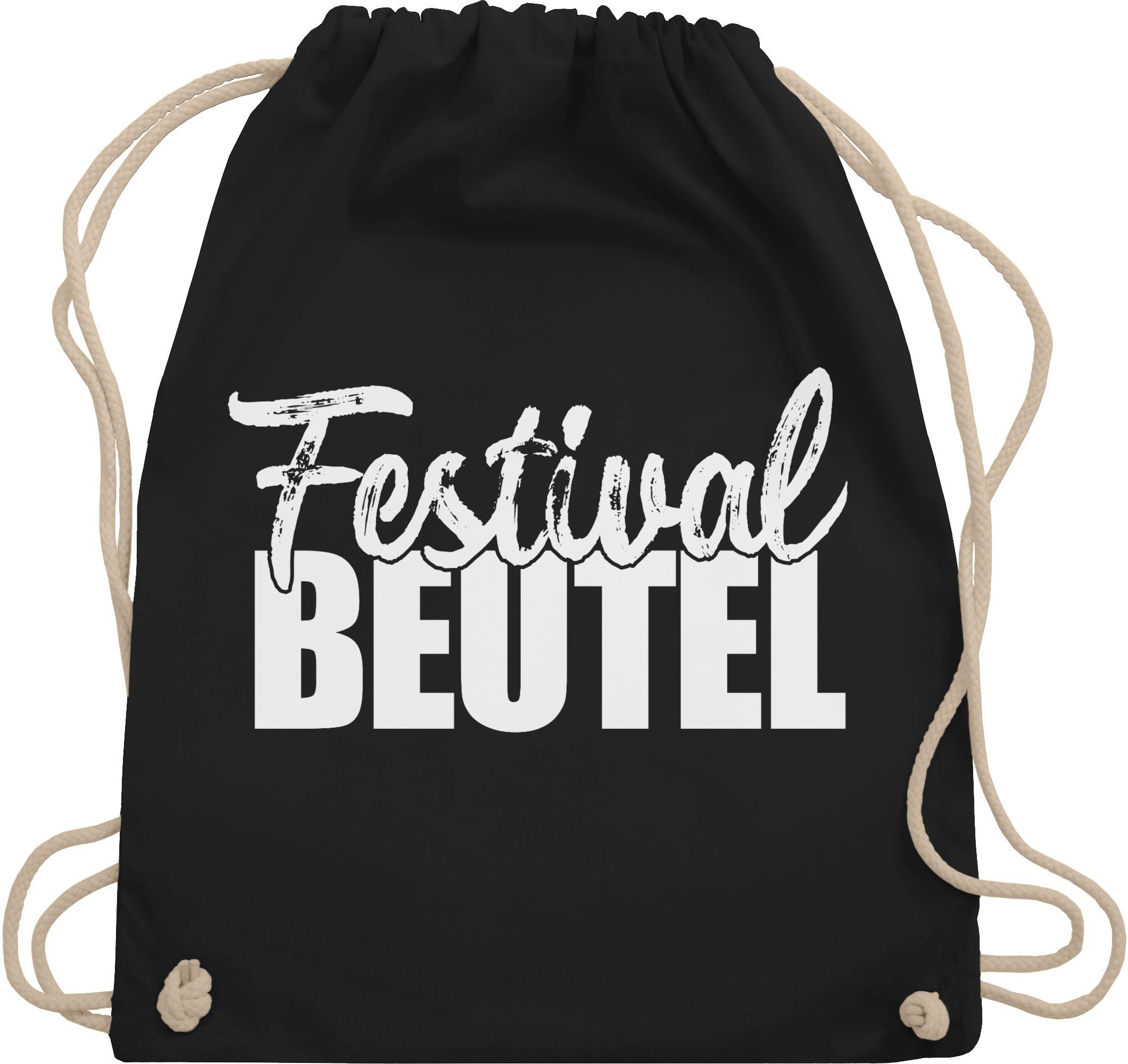 Shirtracer Turnbeutel Festival Beutel, Stoffbeutel Festival Outfit