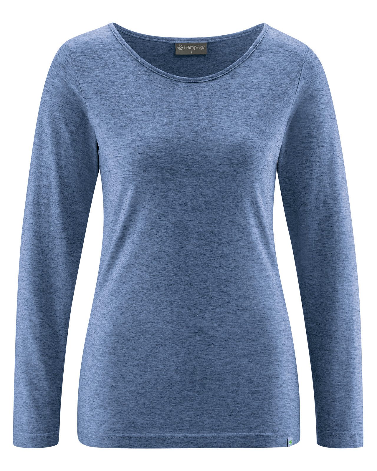 Langarmshirt Langarmshirt mit Yakwolle Hanf/Biobaumwolle Normal Fit