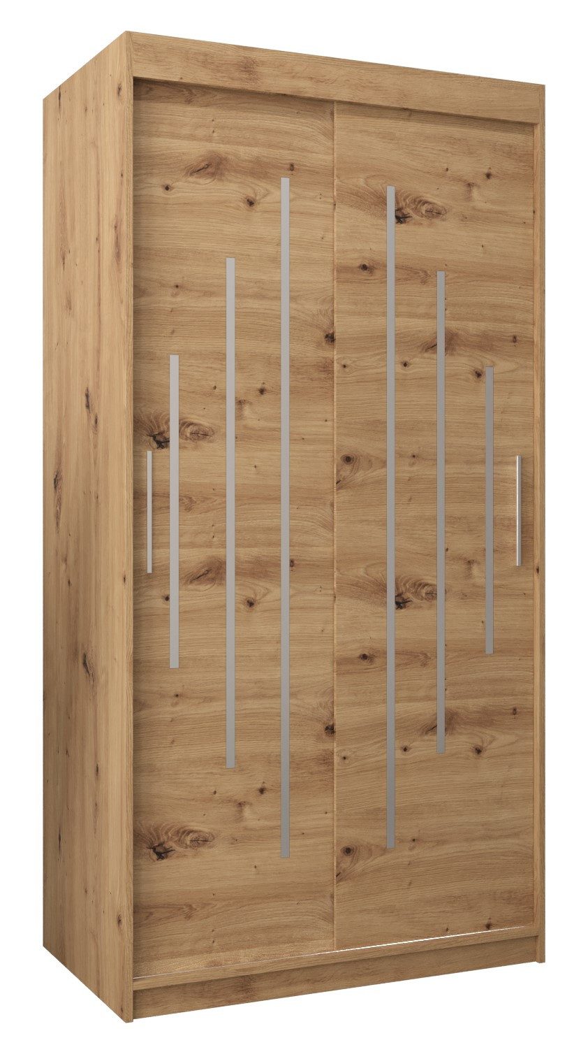 ABIKS MÖBEL Schwebetürenschrank YORK Schlafzimmerschrank - mit Kleiderstang günstig online kaufen