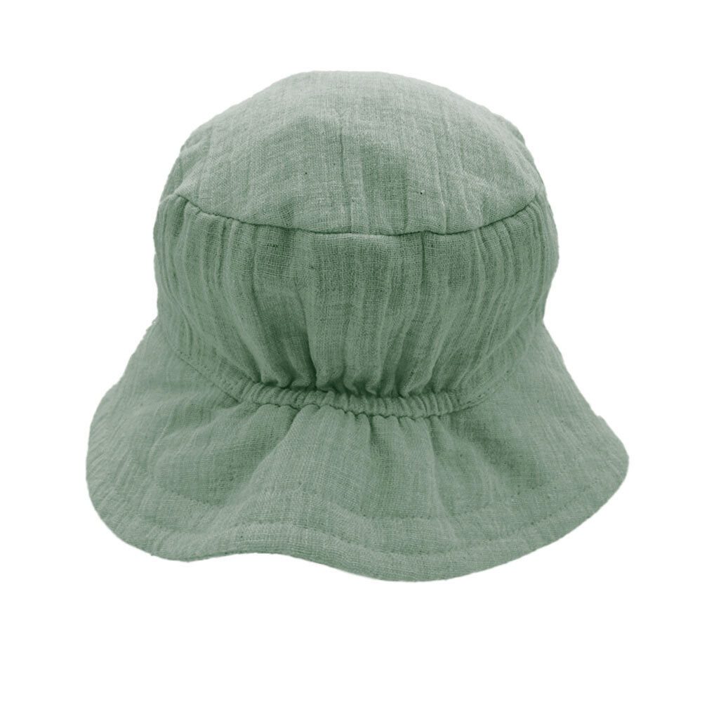 MAXIMO Fischerhut GOTS MINI-Hut, Band Musselin, Futter (1-St) Musselin