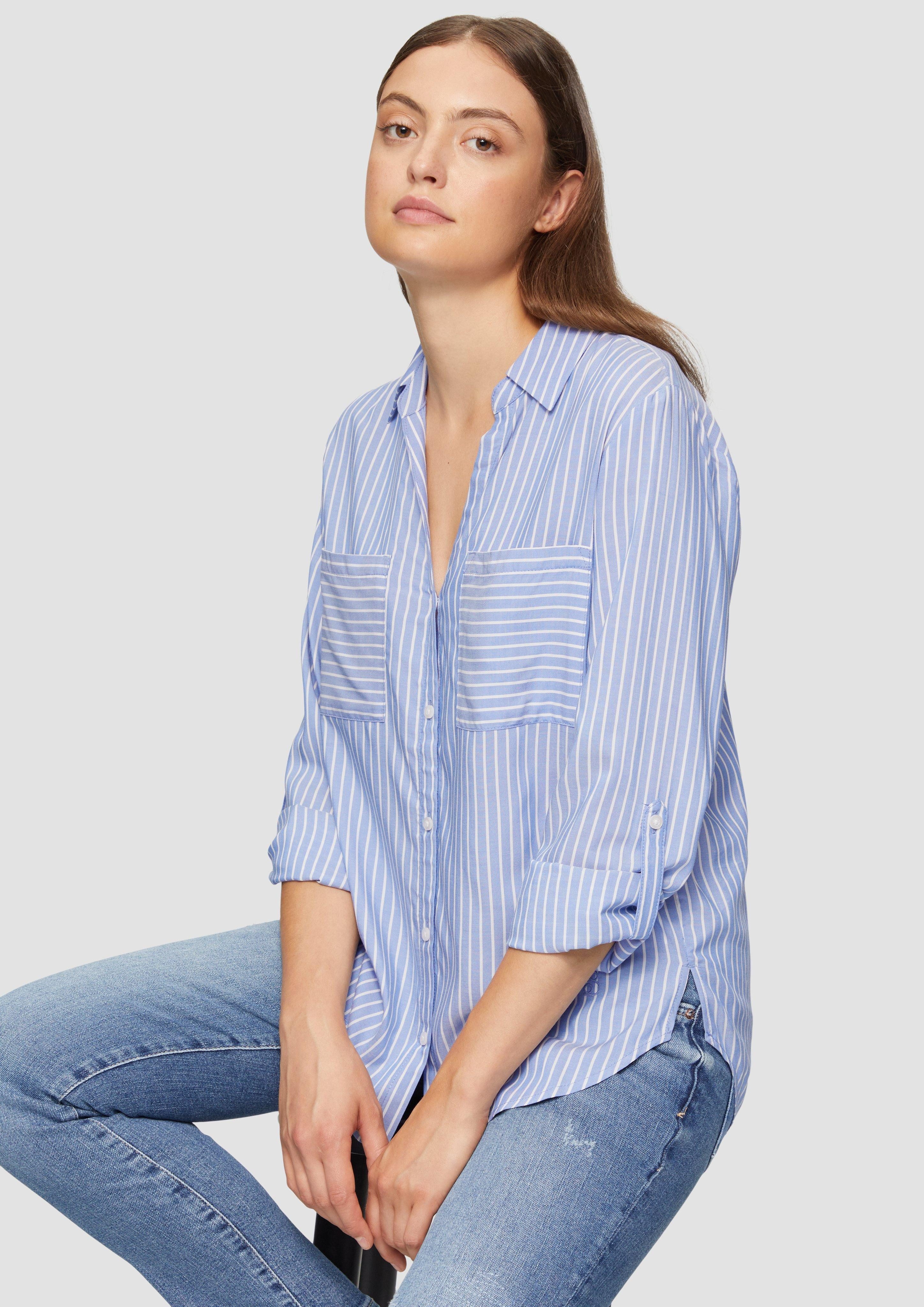 s.Oliver Hemdbluse mit Feincord günstig online kaufen