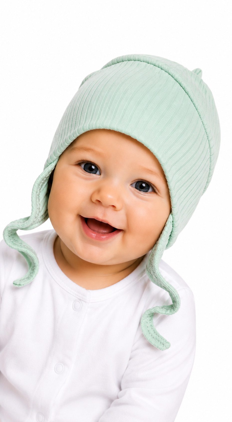 La Bortini Erstlingsmütze Mütze für Neugeborene Baby Haube Mützchen 32 34 36 38 40 42 44 46