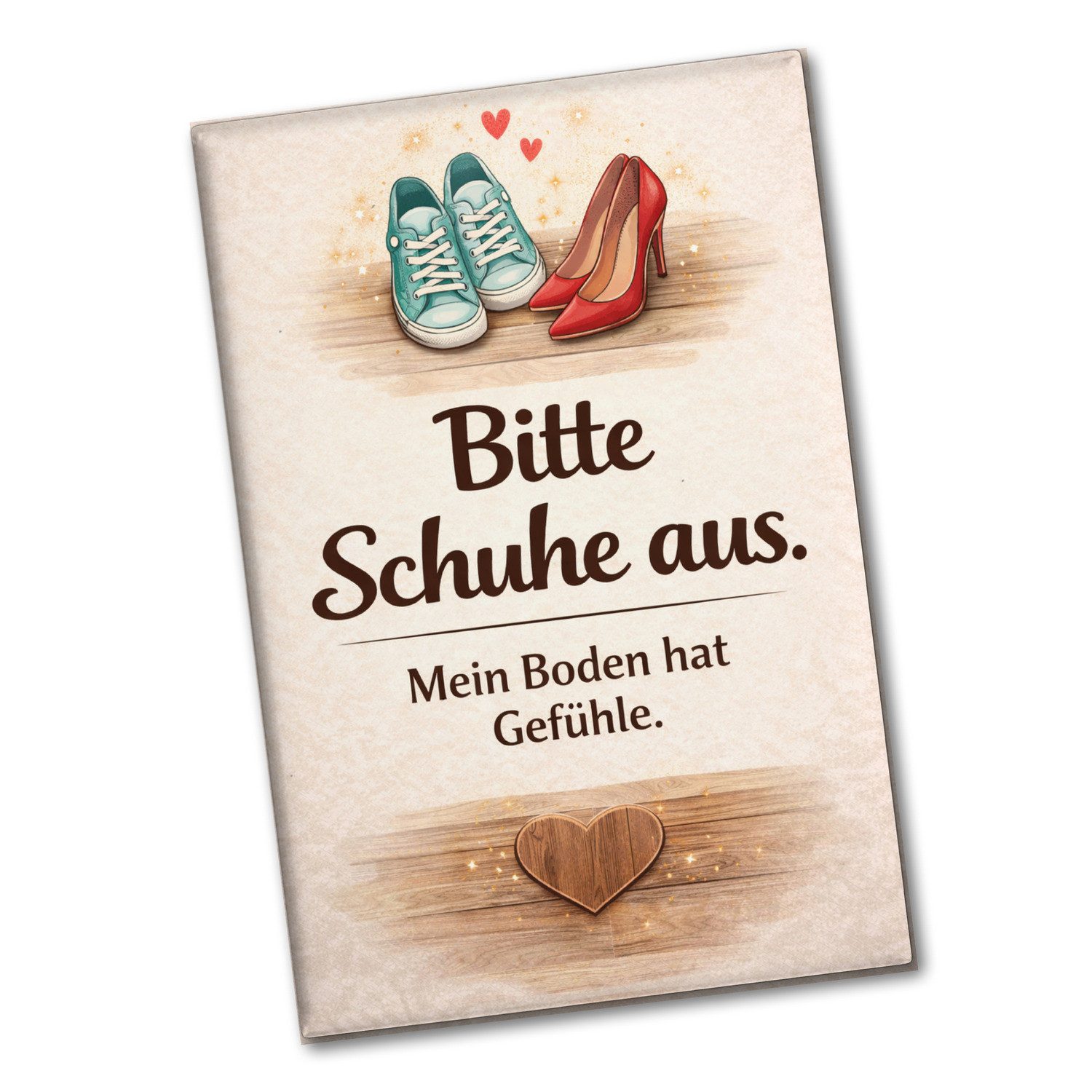 speecheese Magnet Bitte Schuhe aus Souvenir Magnet für Wohnbereich